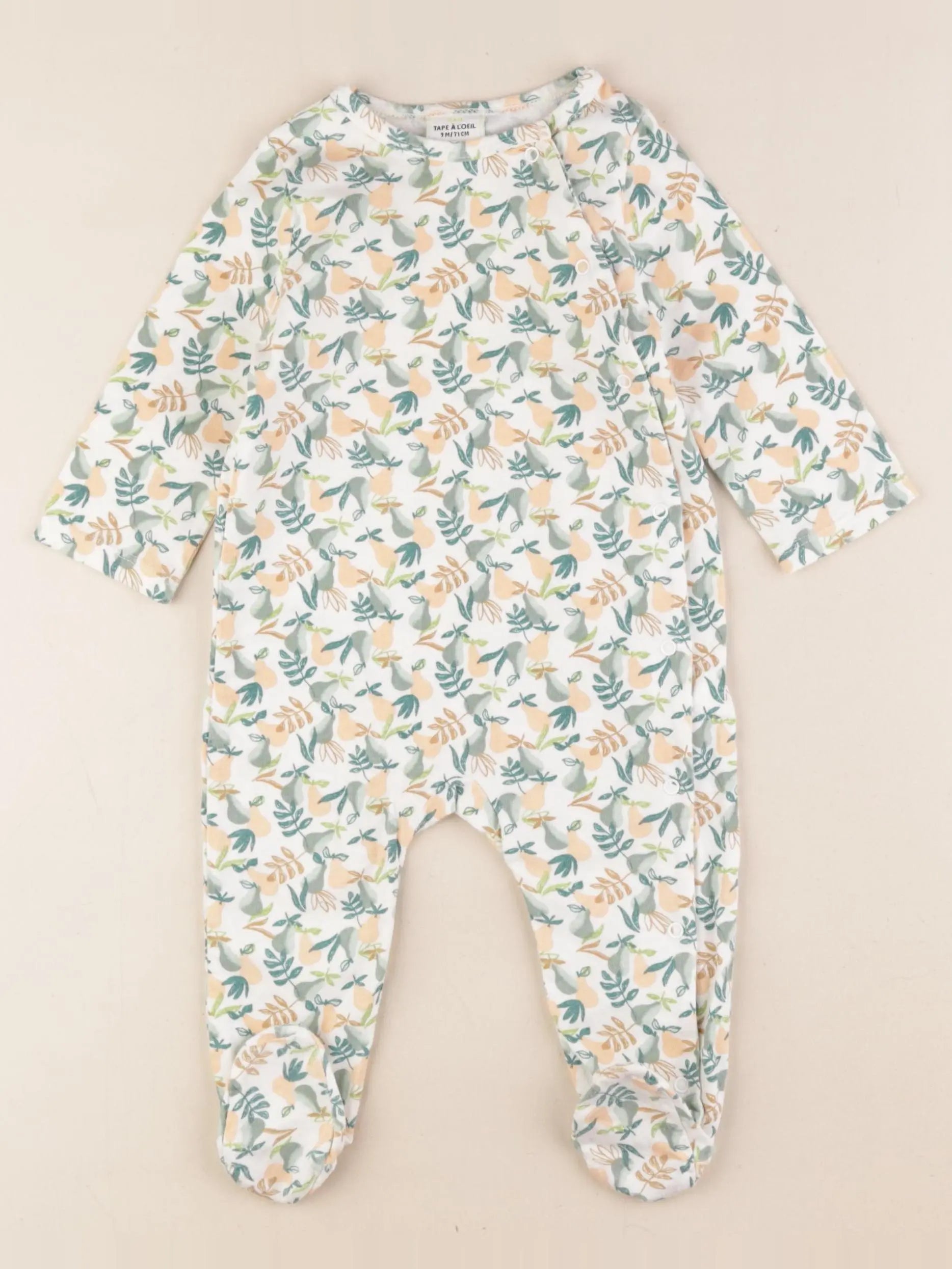 Tape à l'oeil - pyjama coton multicolore - 9 mois