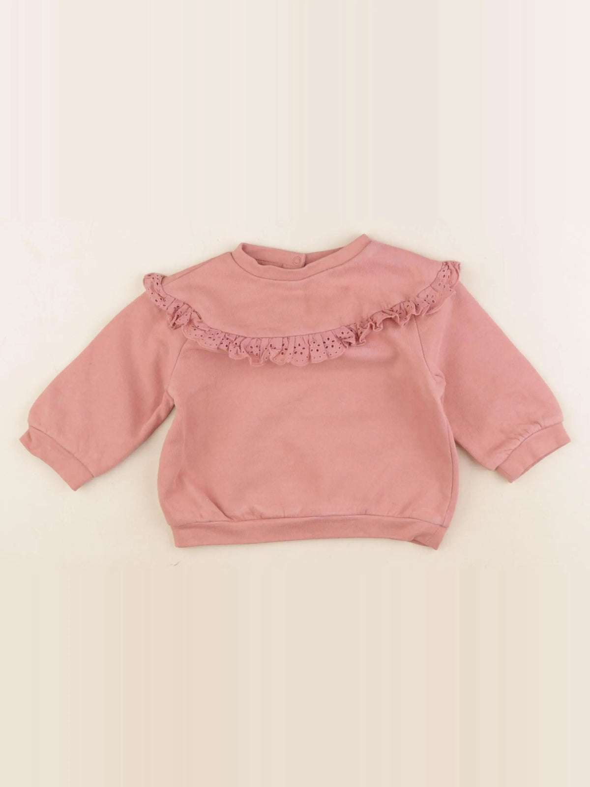 Vertbaudet - sweat rose - 1 an
