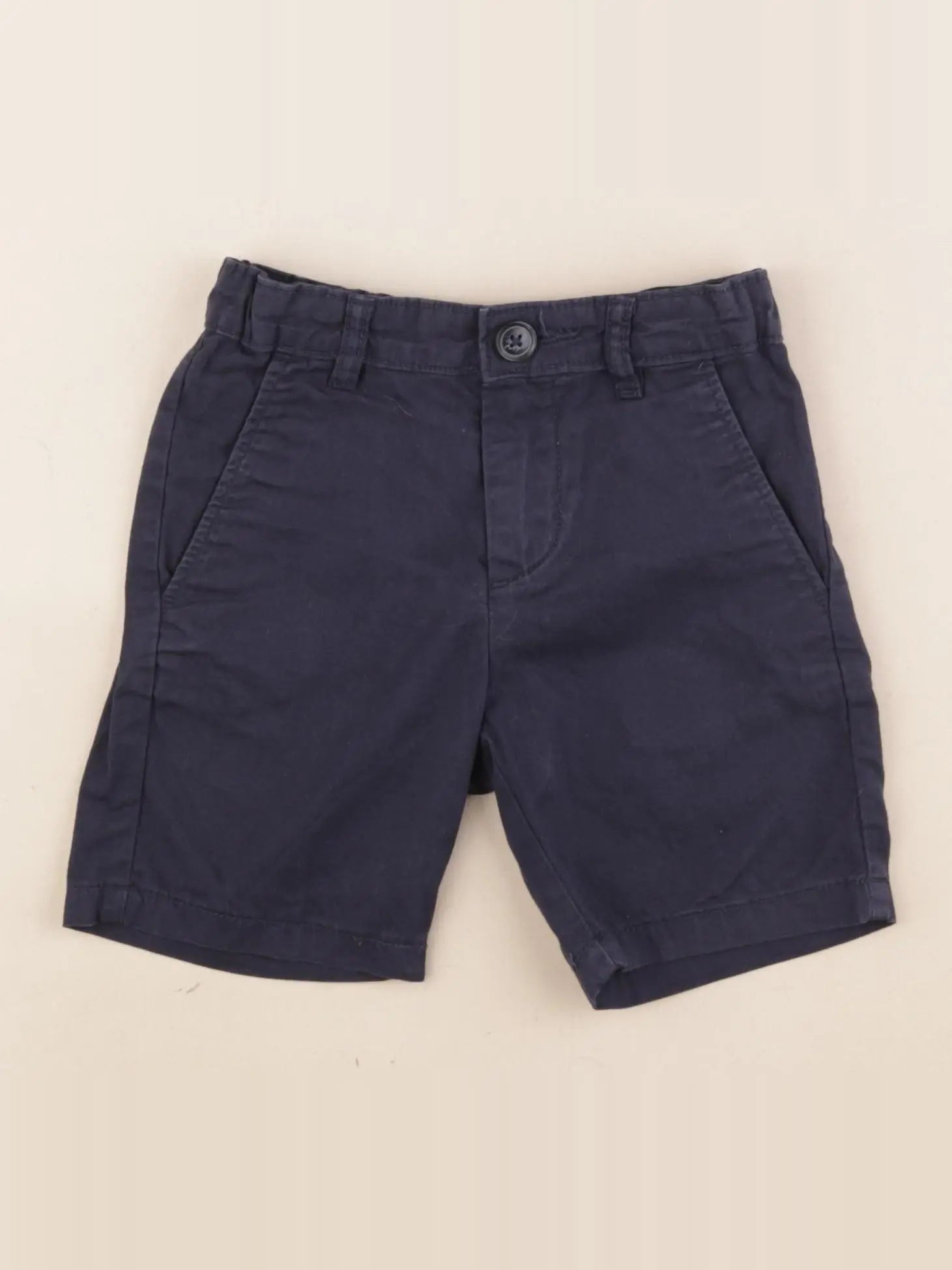 H&M - short bleu - 2/3 ans