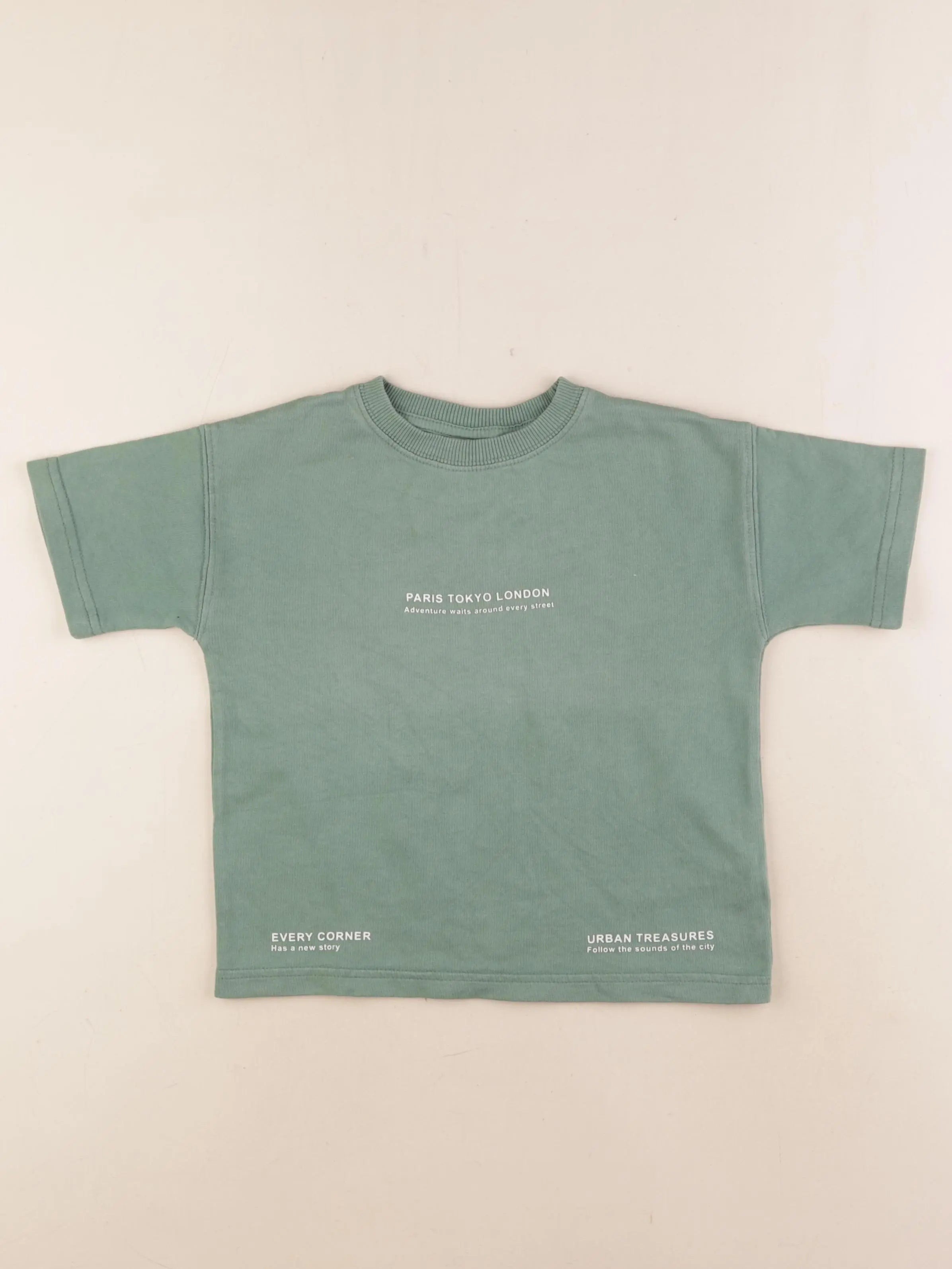 Zara - tee-shirt vert - 3 ans