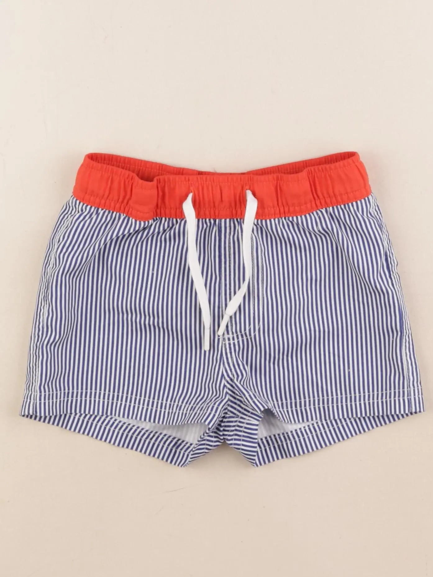 Monoprix - maillot de bain bleu, blanc - 3 ans
