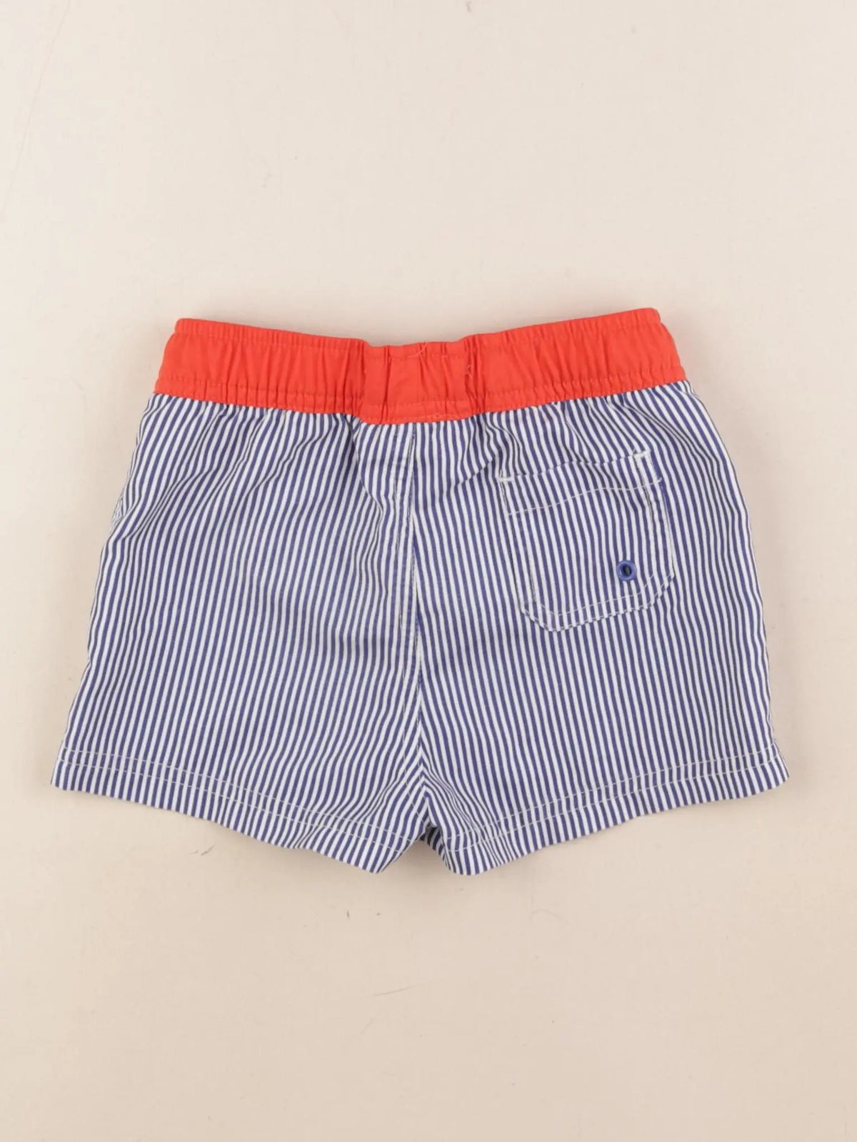 Monoprix - maillot de bain bleu, blanc - 3 ans