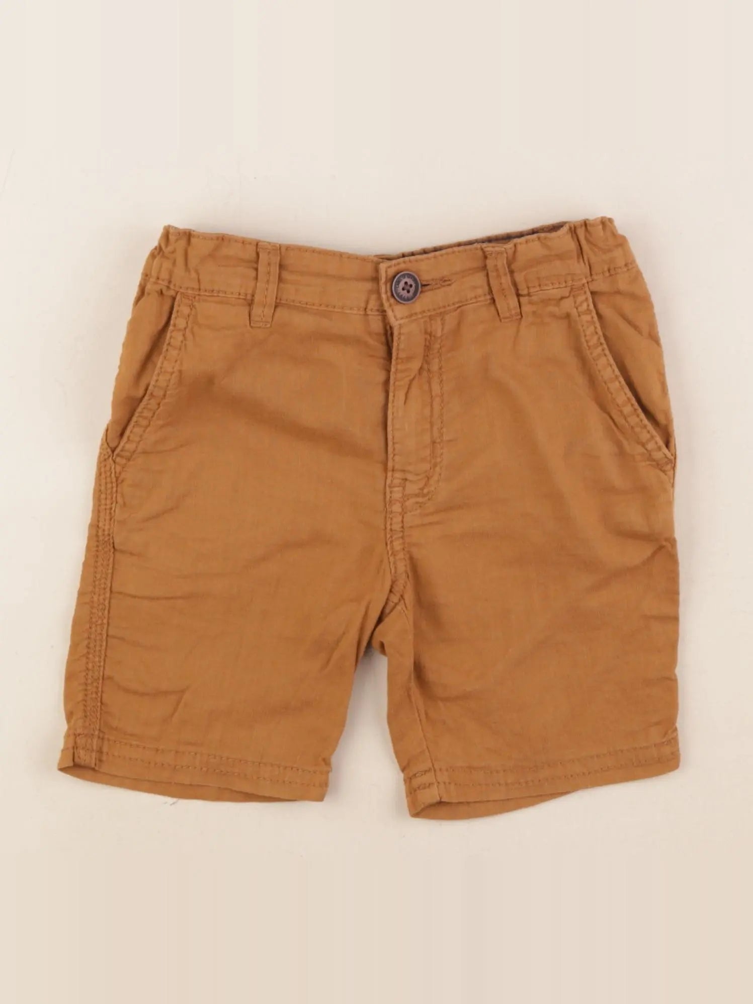 H&M - short marron - 2/3 ans