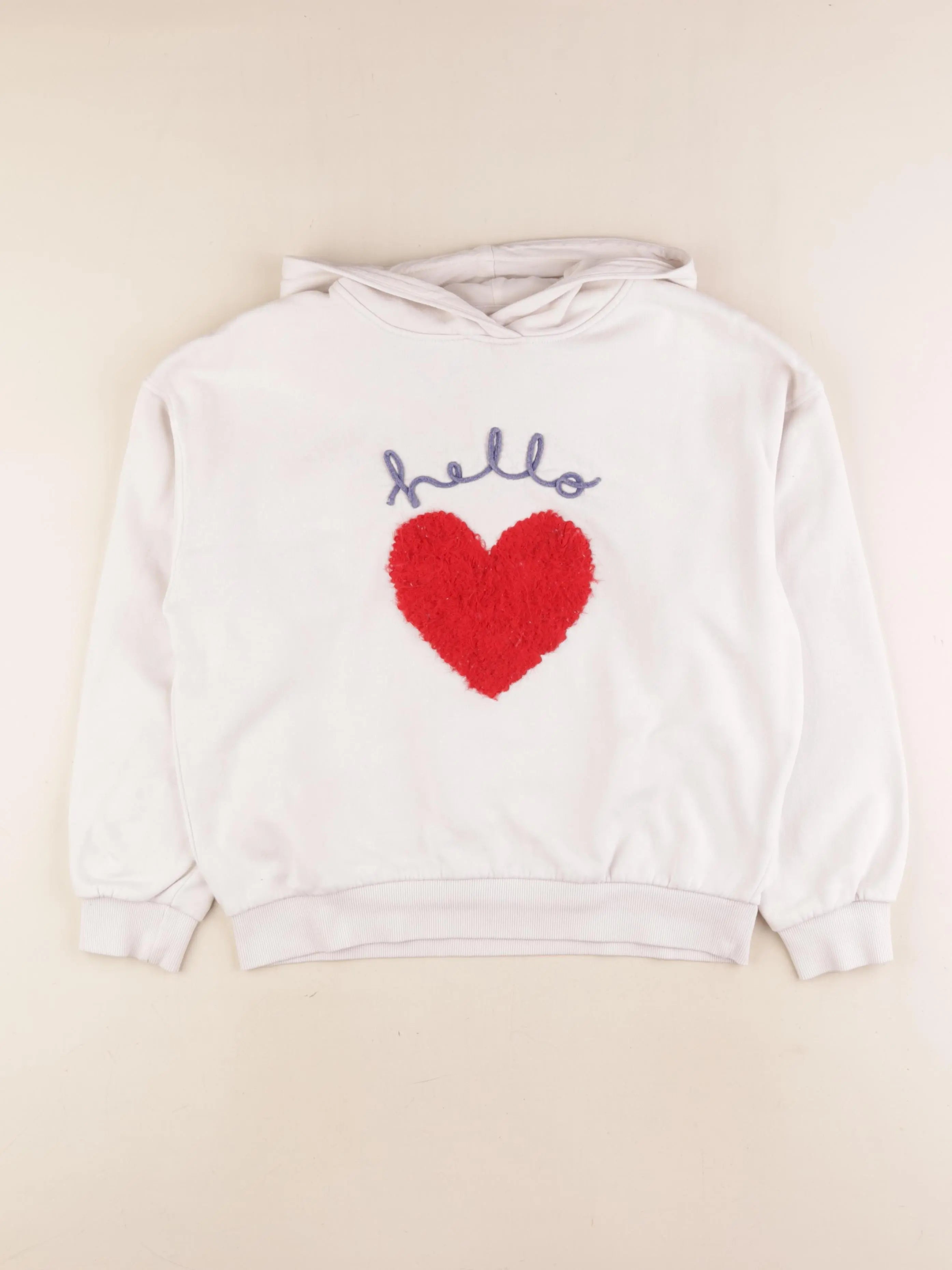 Monoprix - sweat blanc - 12 ans