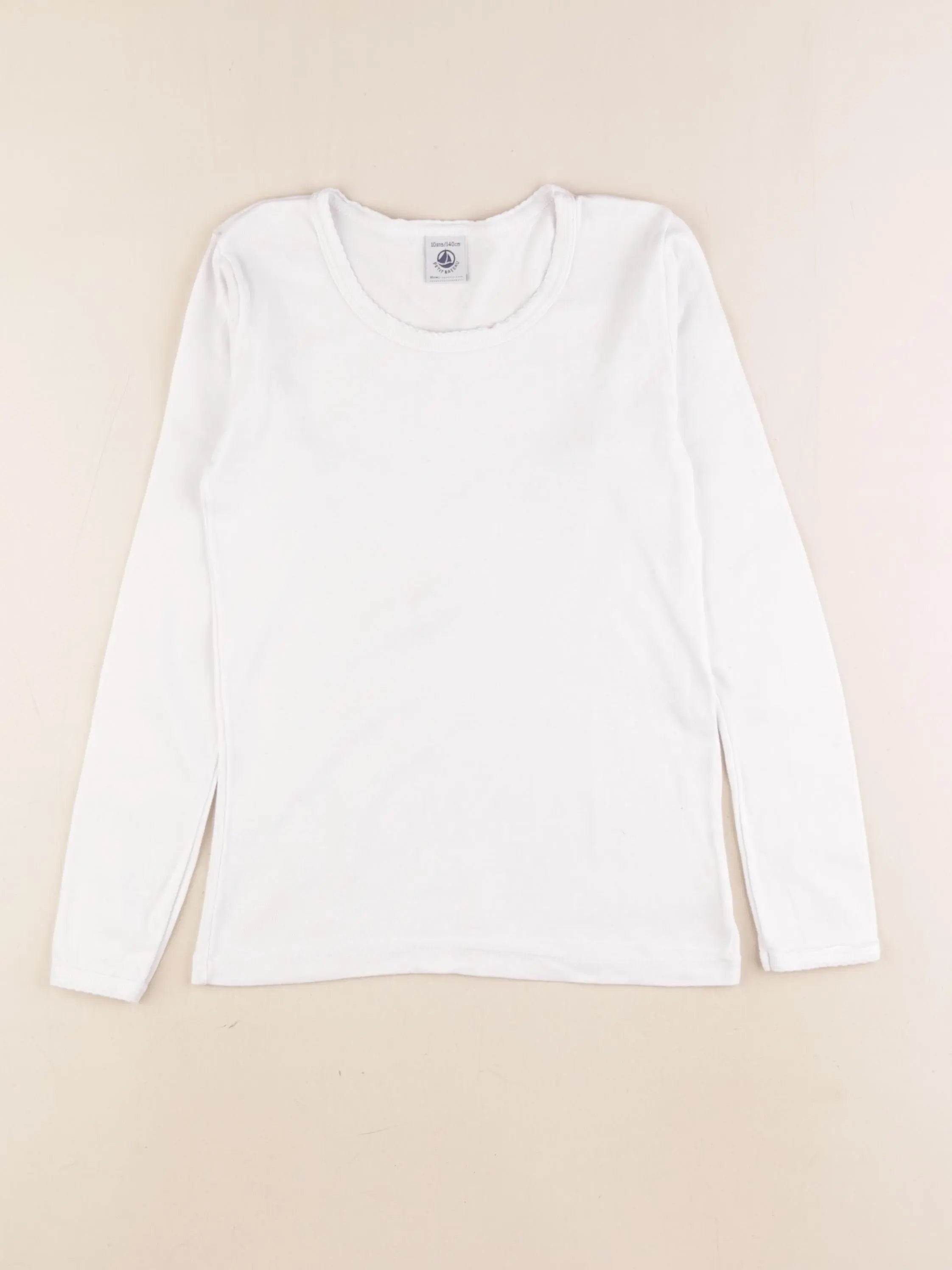 Petit Bateau - maillot de corps blanc - 10 ans