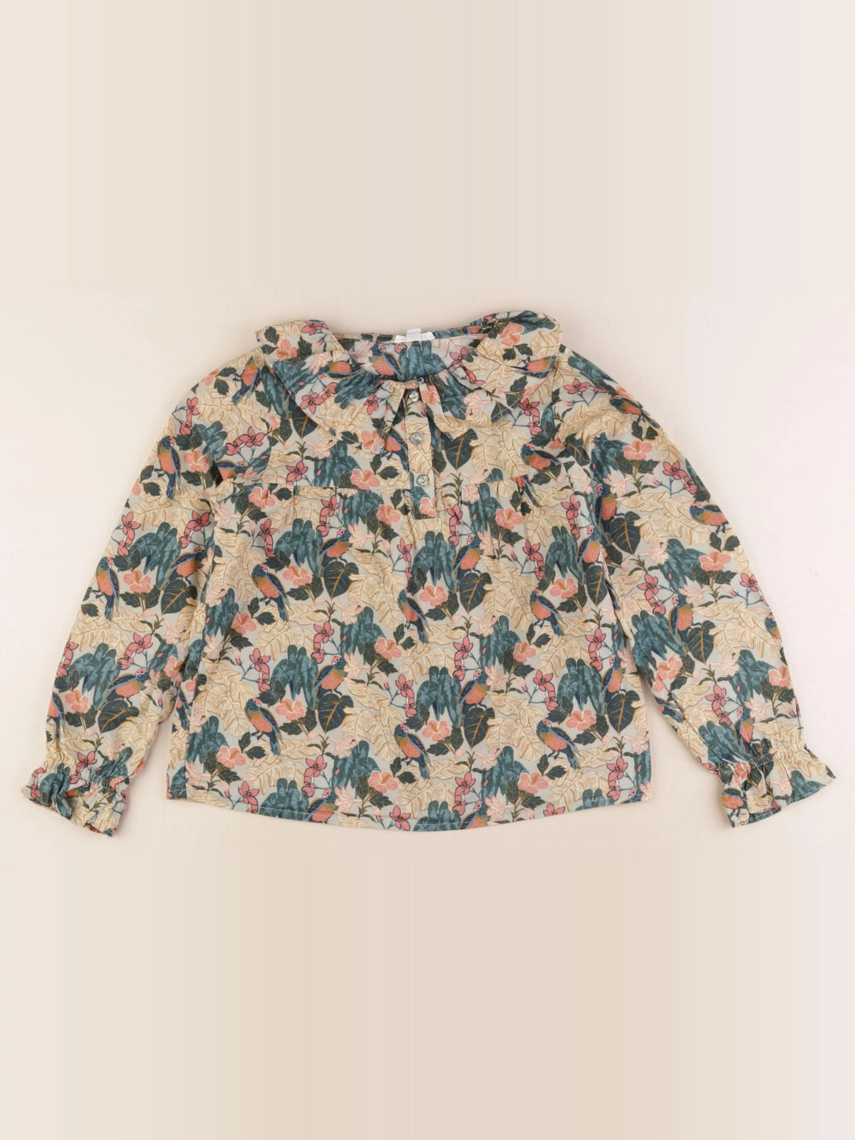 Vertbaudet - blouse multicolore - 8 ans