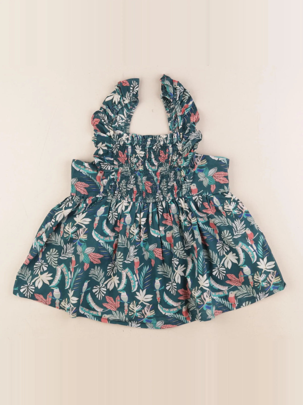 Vertbaudet - blouse vert - 8 ans