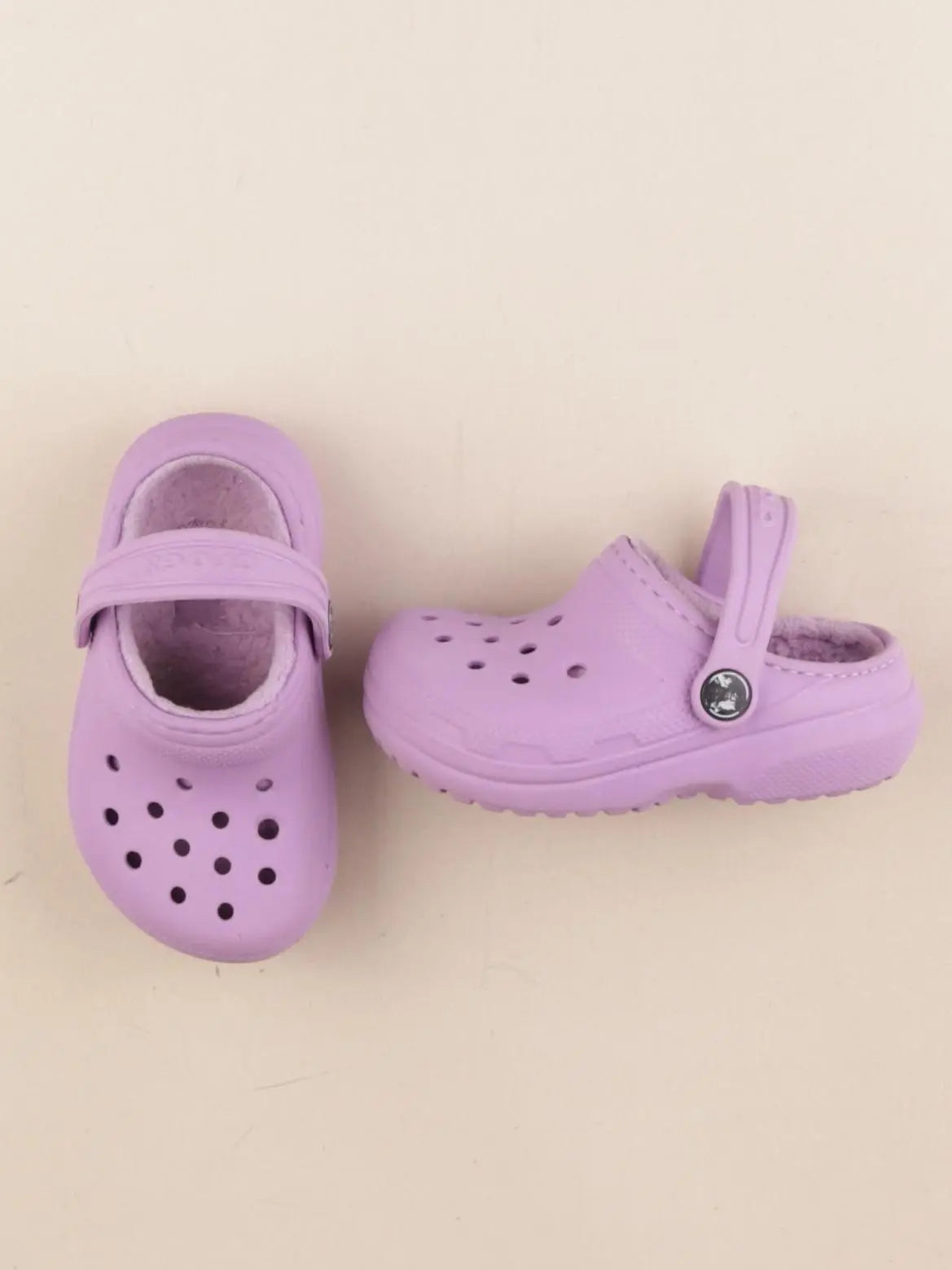 Crocs - sandales fourrées violet - pointure 23/24