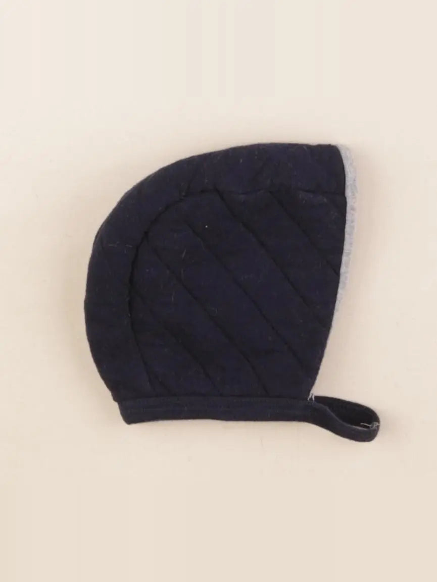 Petit Bateau - béguin bleu - 1 mois
