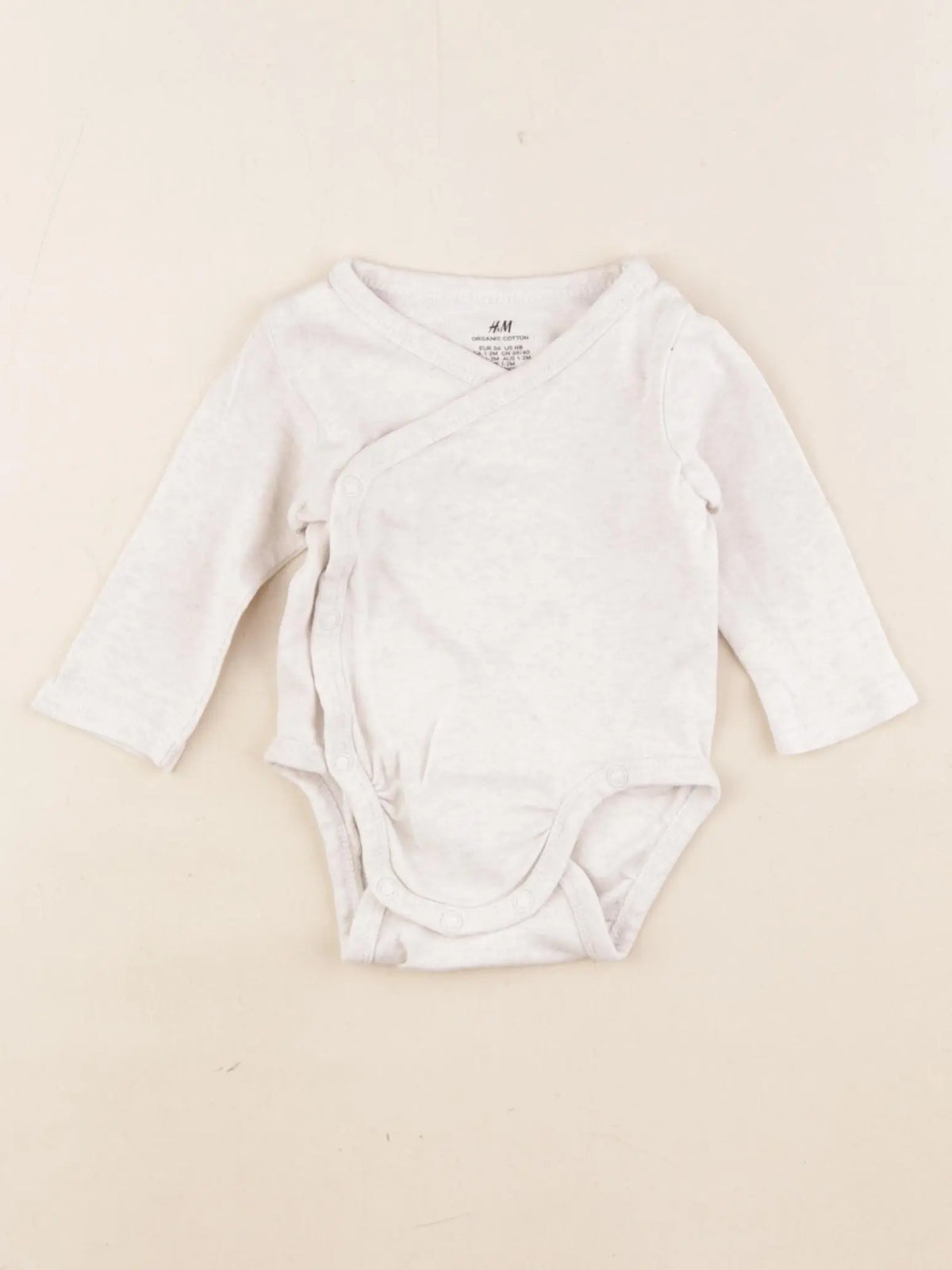 H&M - body marron - 1/2 mois