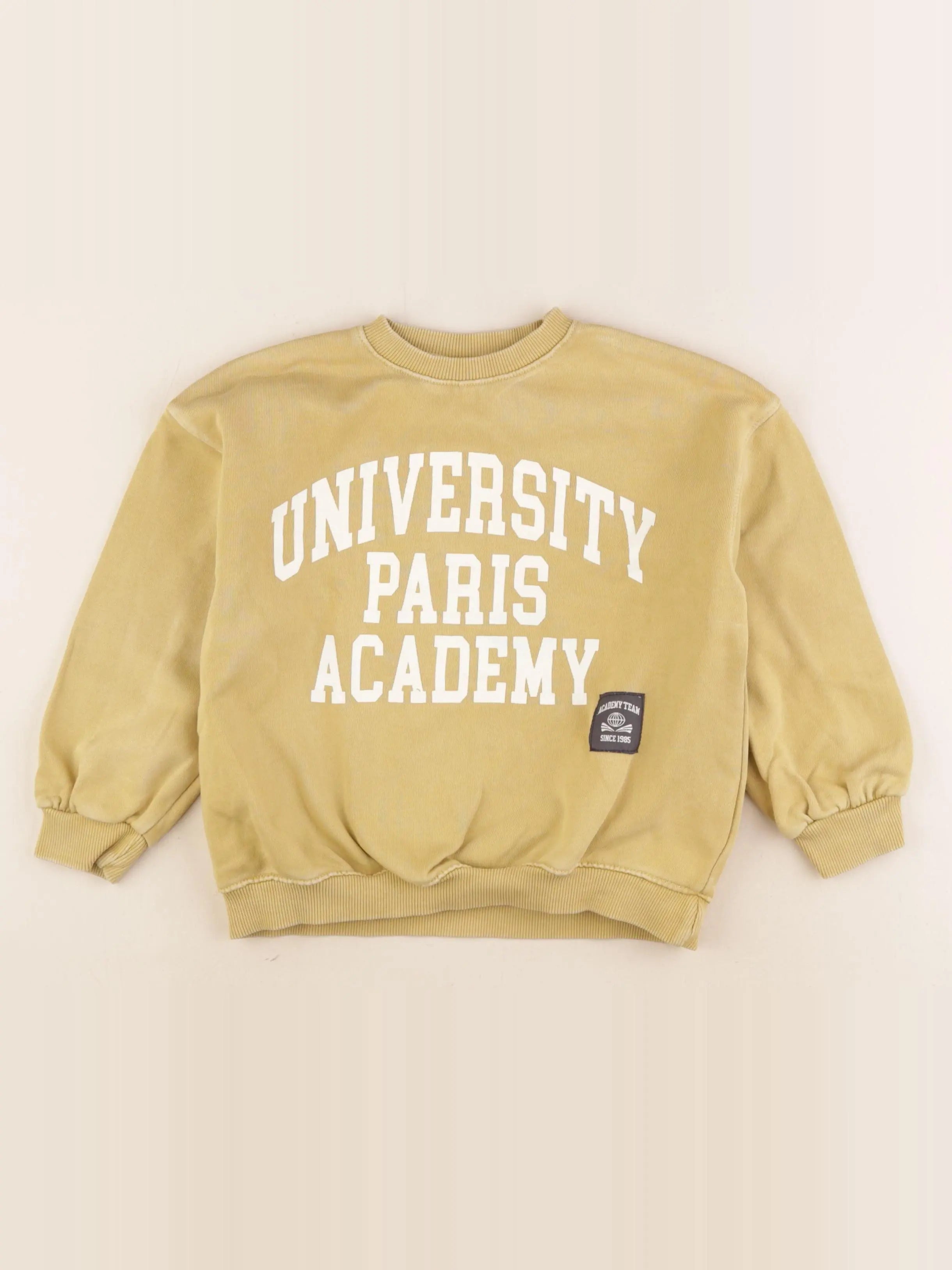 Zara - sweat jaune - 4 ans