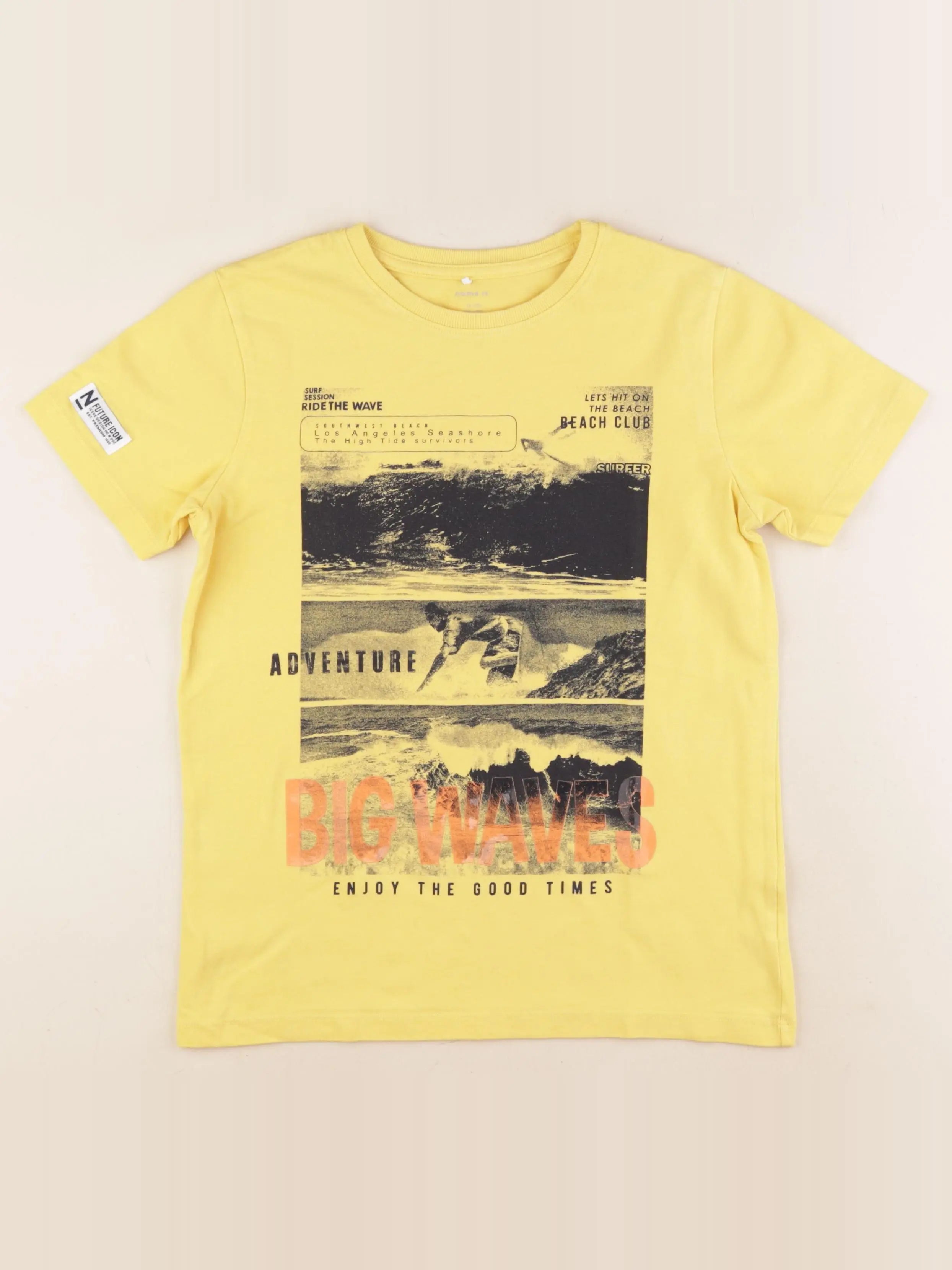 Name it - tee-shirt jaune - 11/12 ans