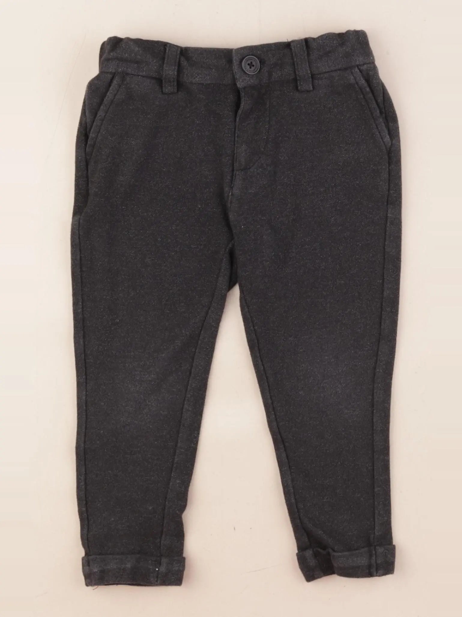 Tape à l'oeil - pantalon gris, noir - 2/3 ans