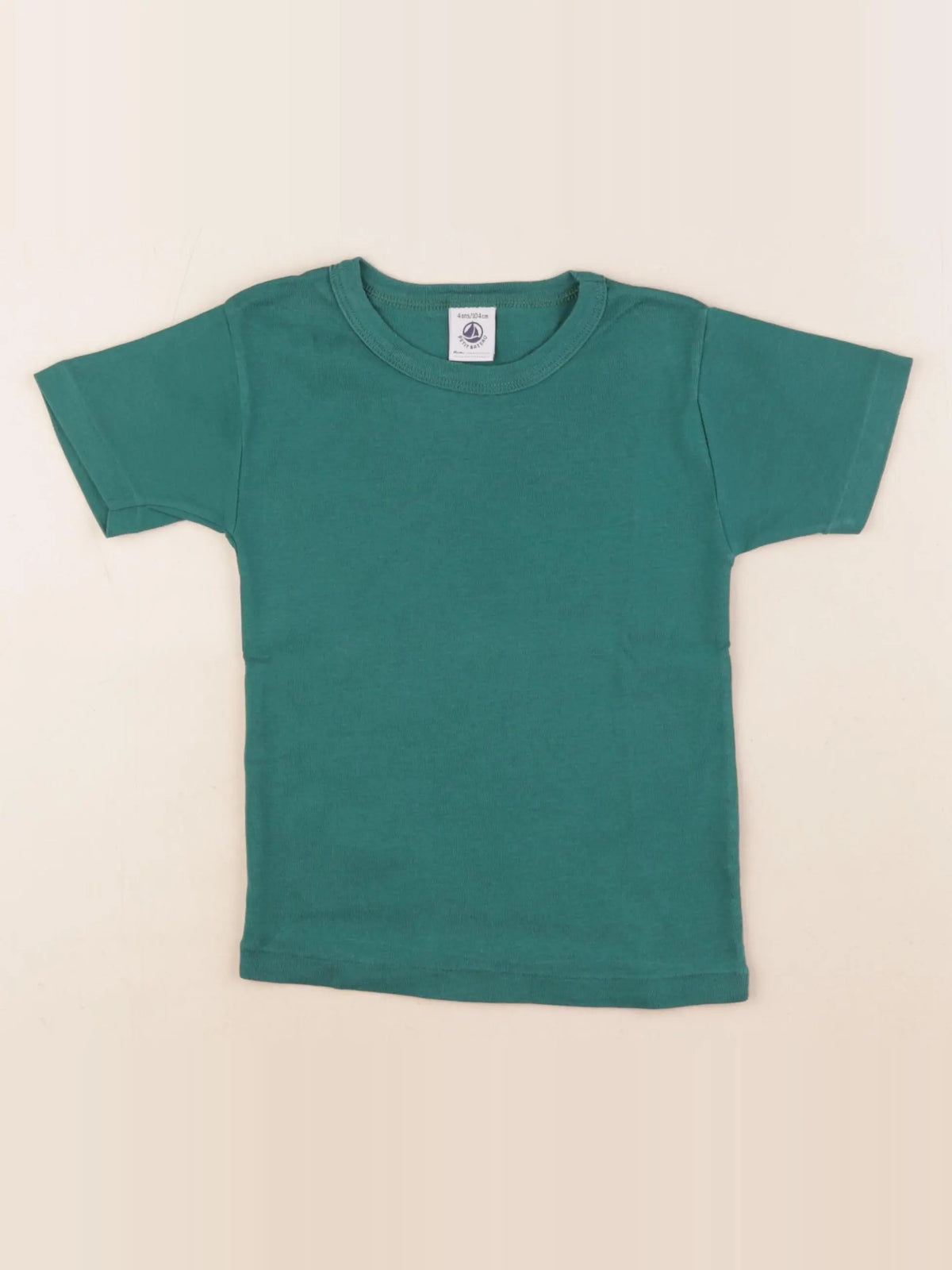 Petit Bateau - maillot de corps vert - 4 ans