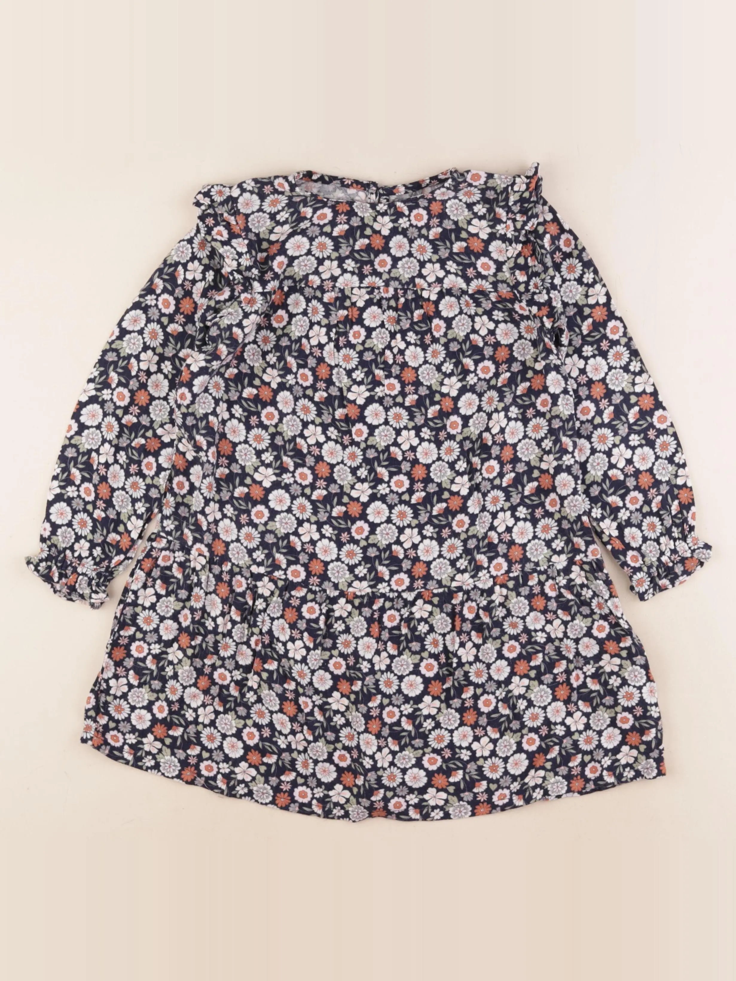 Vertbaudet - robe bleu - 4 ans