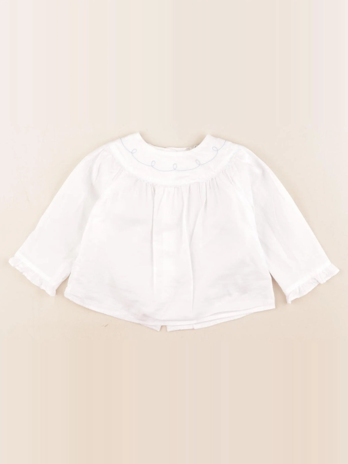 Cyrillus - blouse blanc - 12 mois