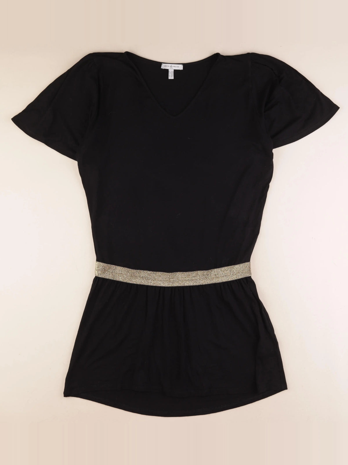 Vertbaudet - robe grossesse or, noir - 38 à 40