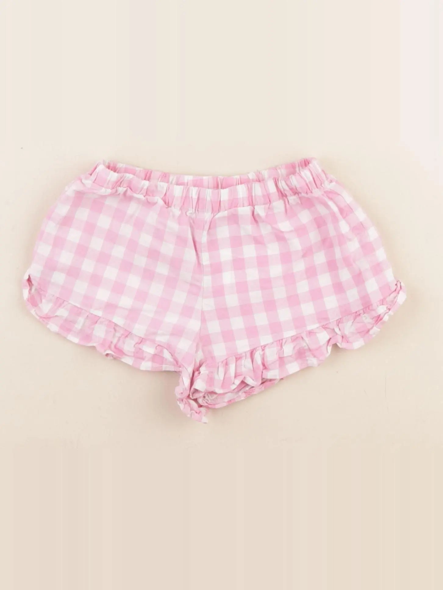 Jacadi - short blanc, rose - 2 ans