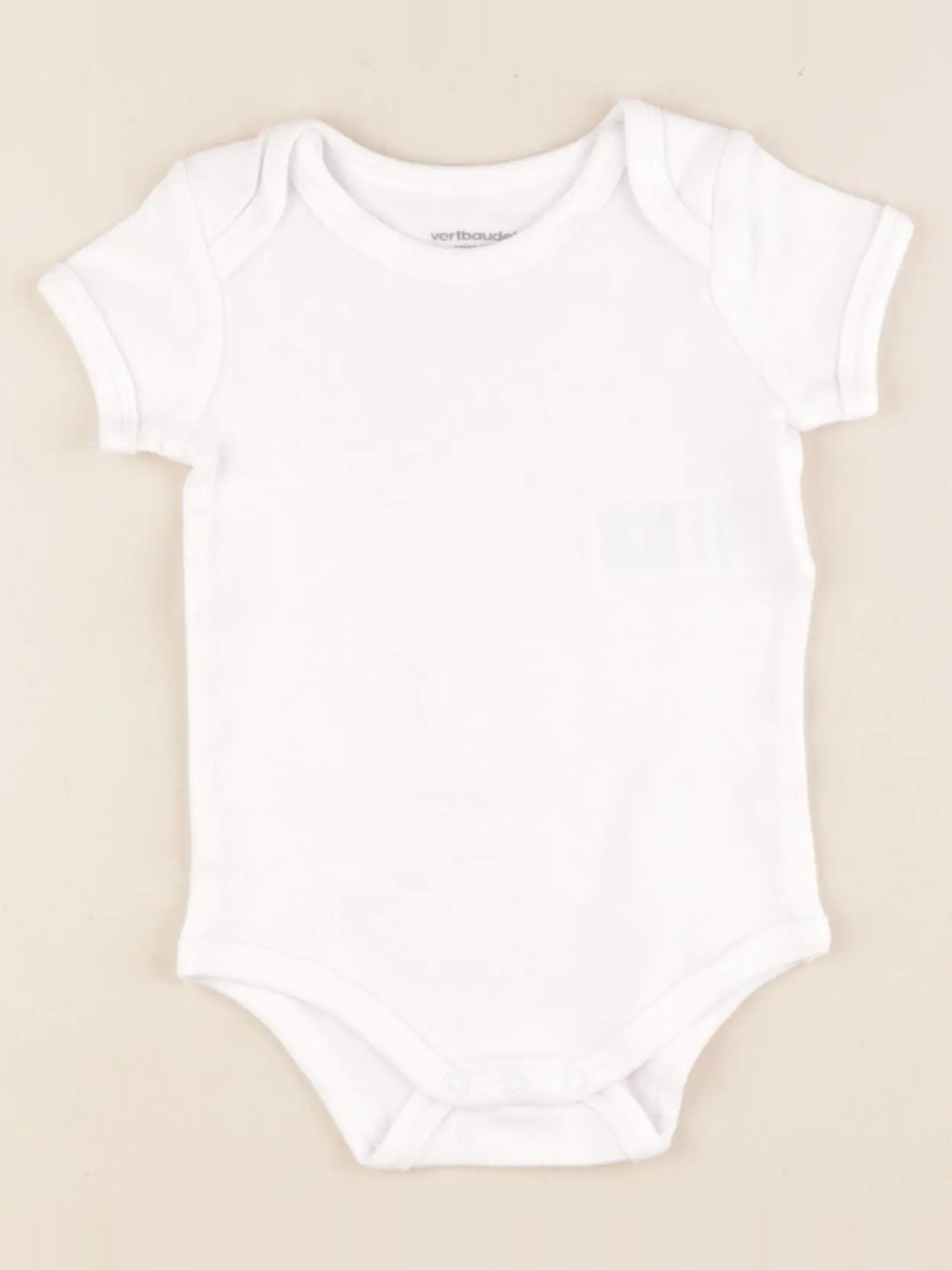 Vertbaudet - body blanc - 9 mois