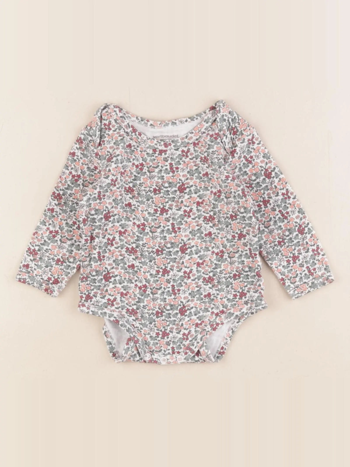 Vertbaudet - body multicolore - 9 mois