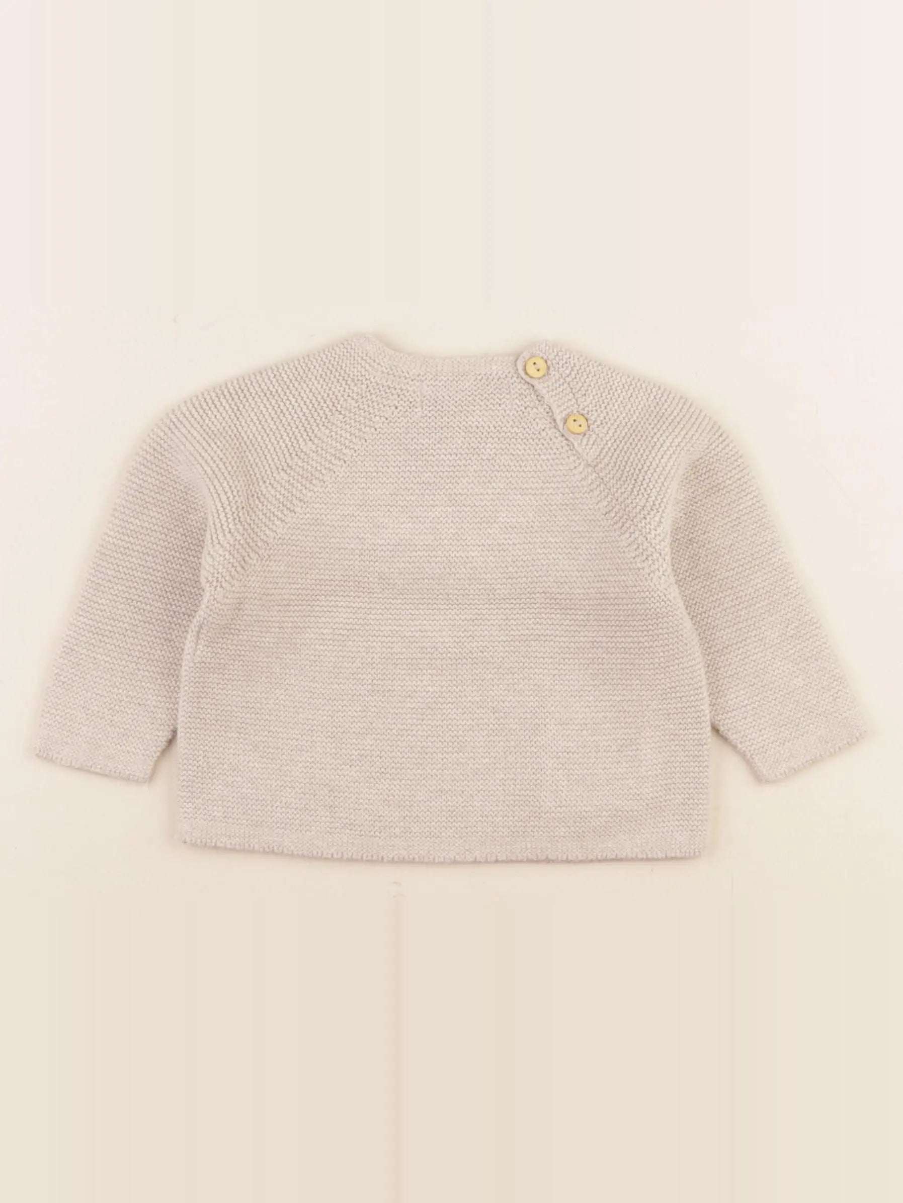 Zara - pull beige - 3/6 mois