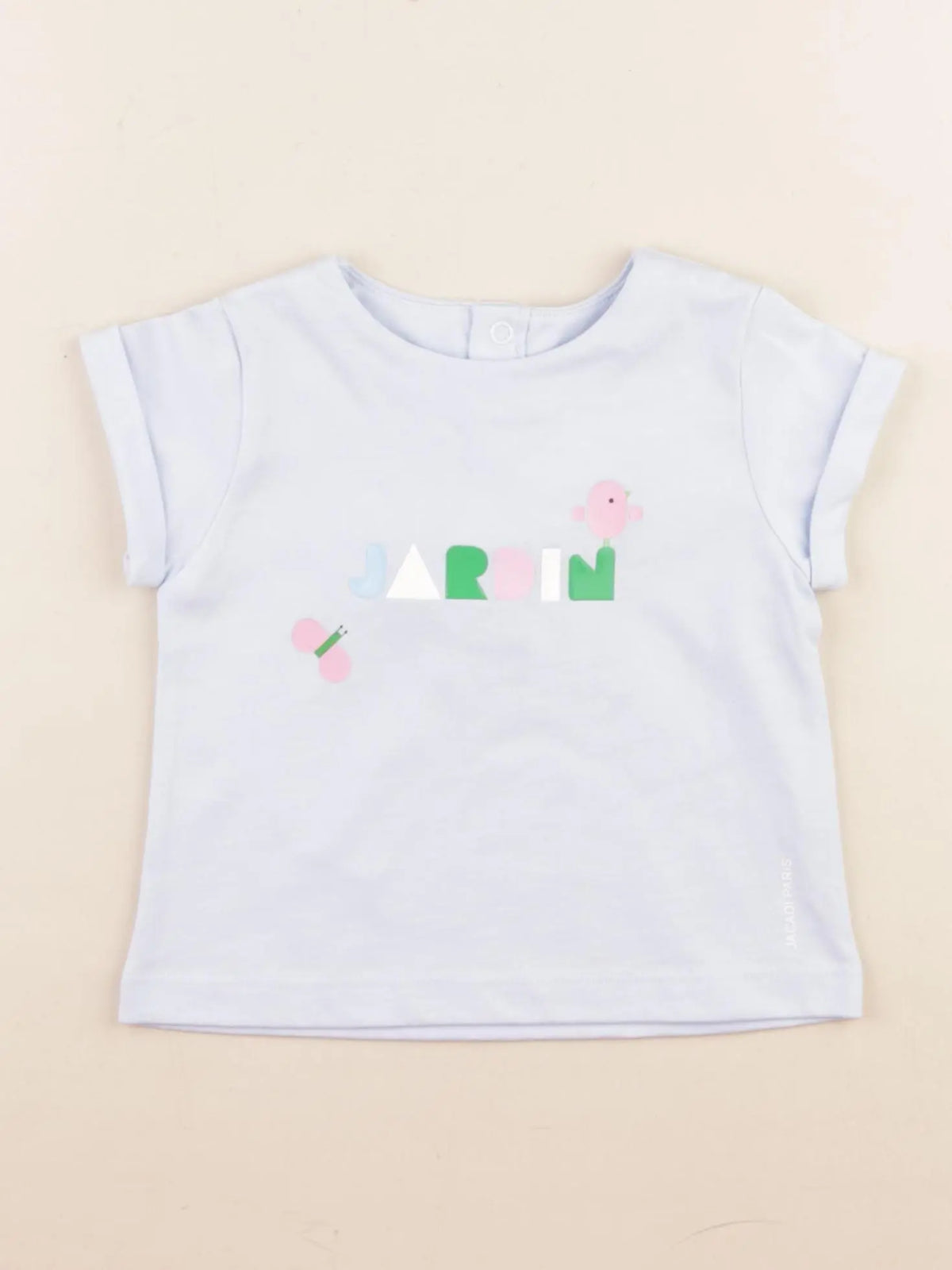 Jacadi - tee-shirt bleu - 12 mois