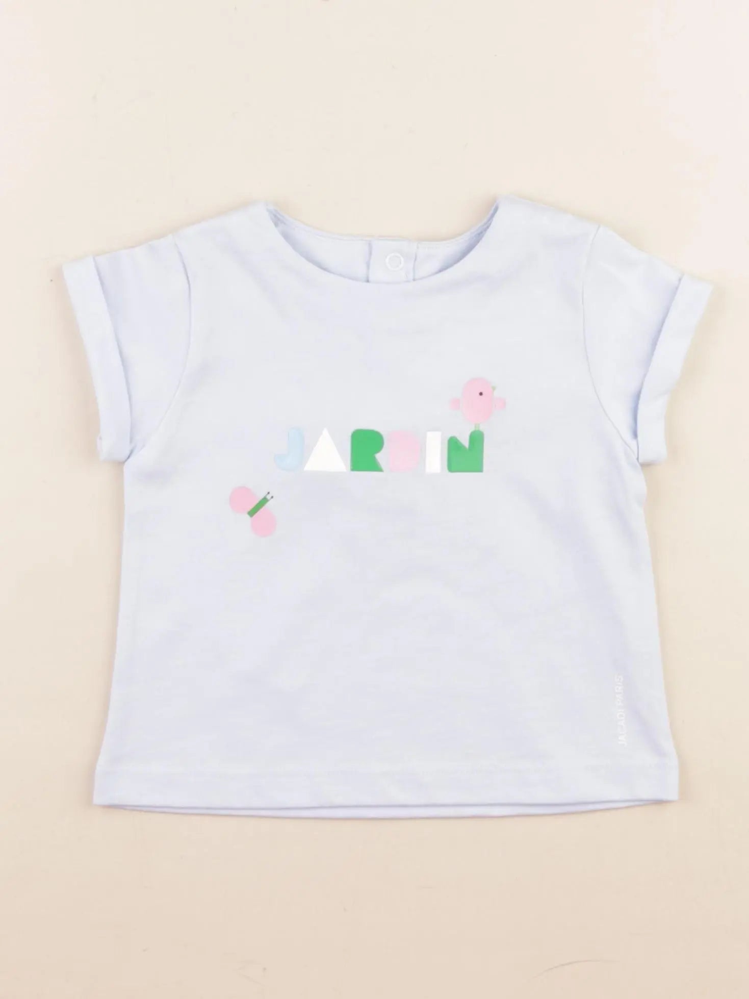 Jacadi - tee-shirt bleu - 12 mois