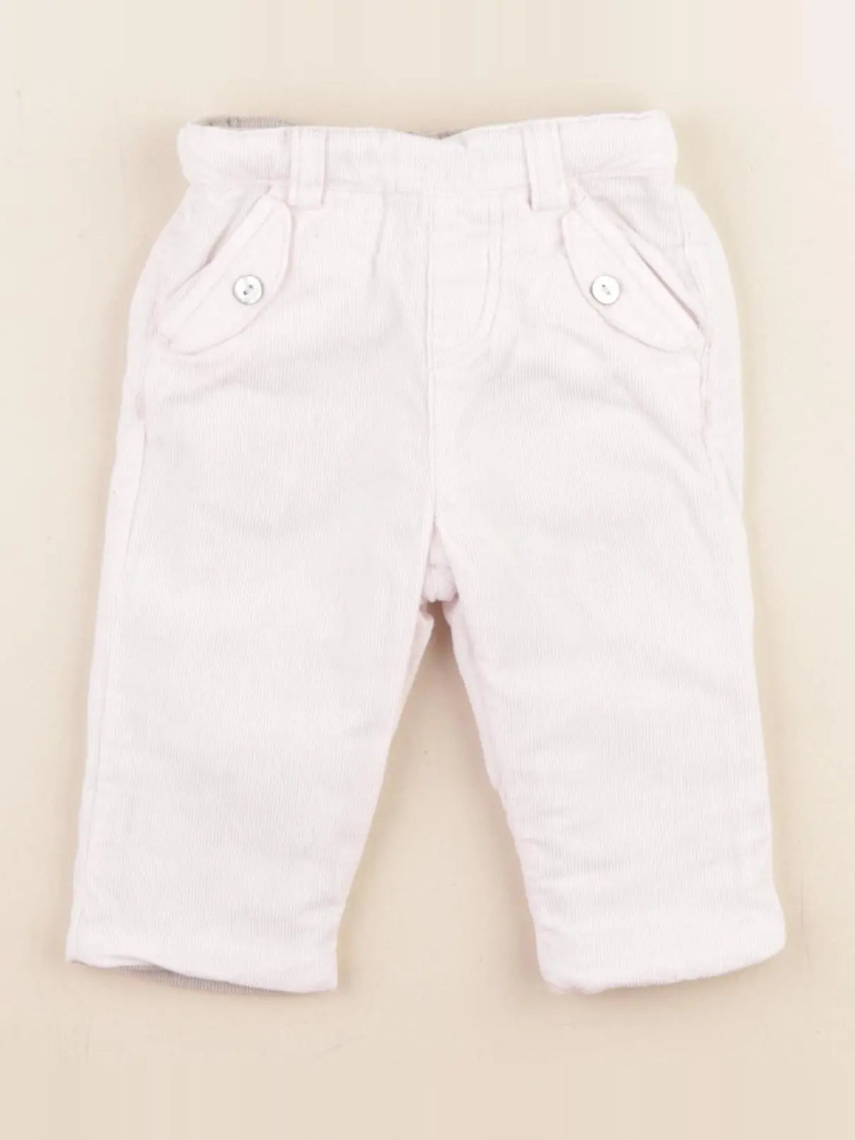 Tartine & Chocolat - pantalon réversible rose, gris - 3 mois