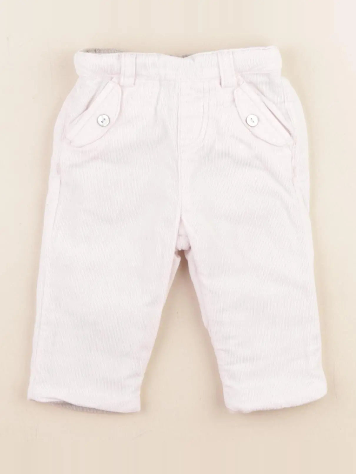Tartine & Chocolat - pantalon réversible rose, gris - 3 mois