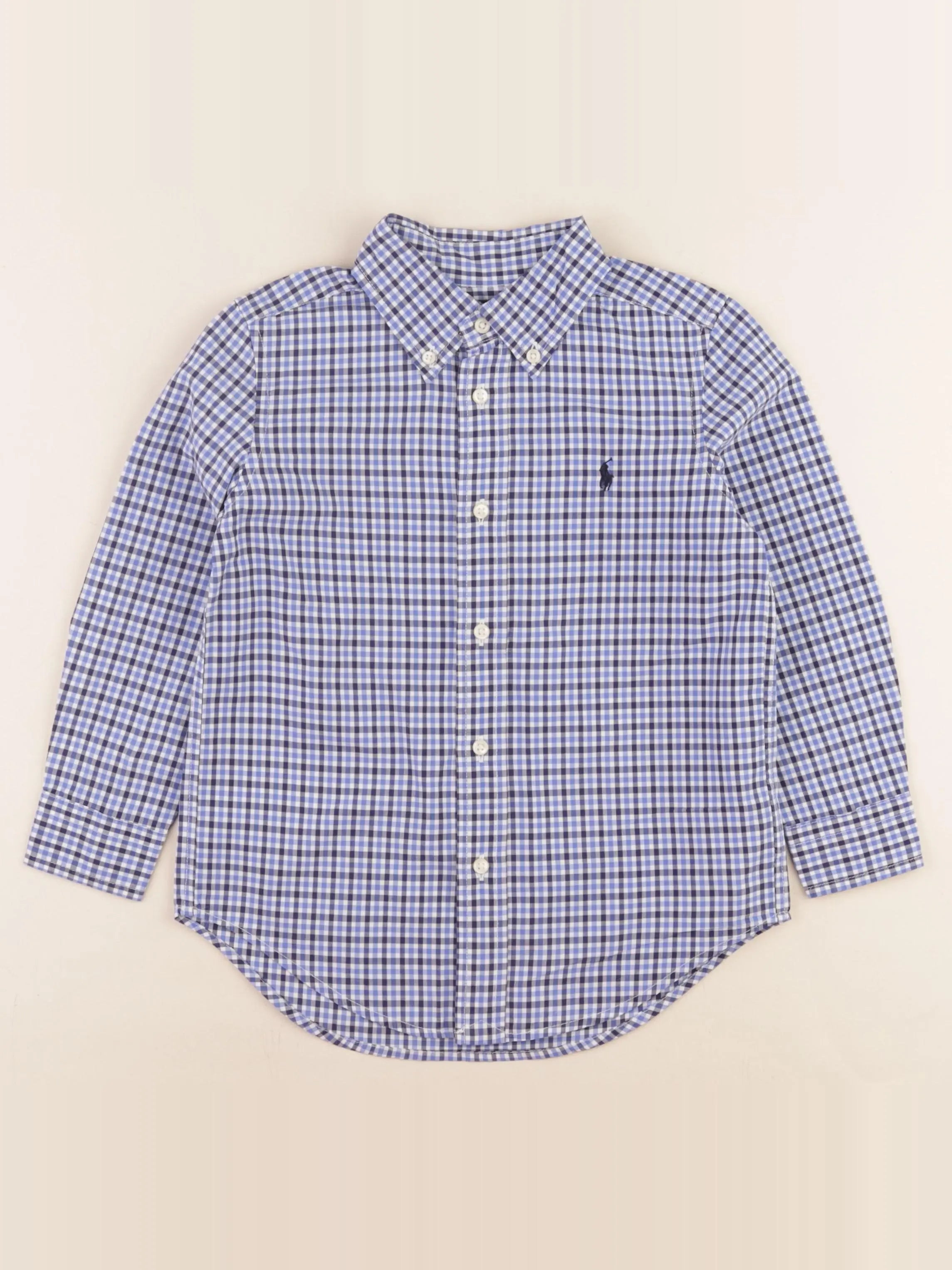 Ralph Lauren - chemise bleu - 4 ans