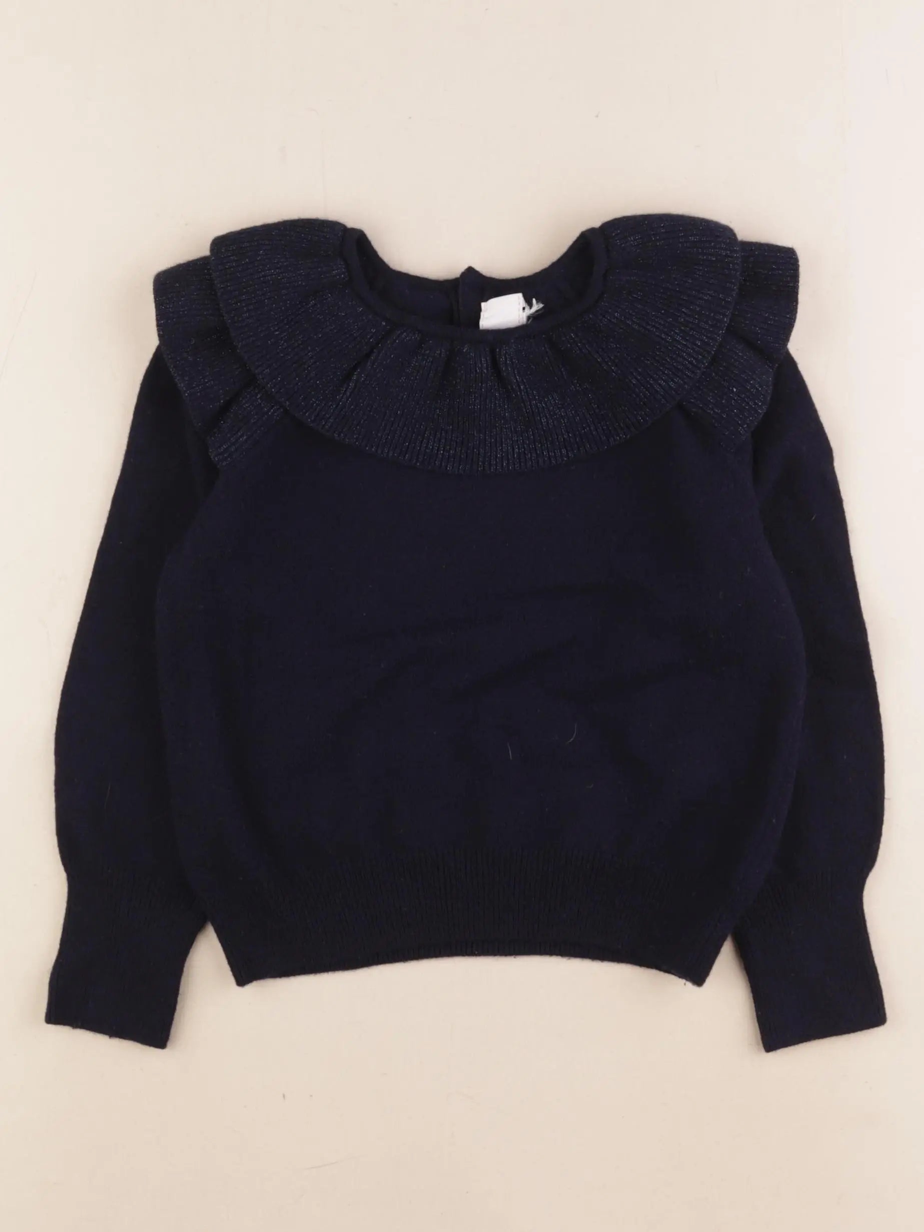 Jacadi - pull bleu - 6 ans