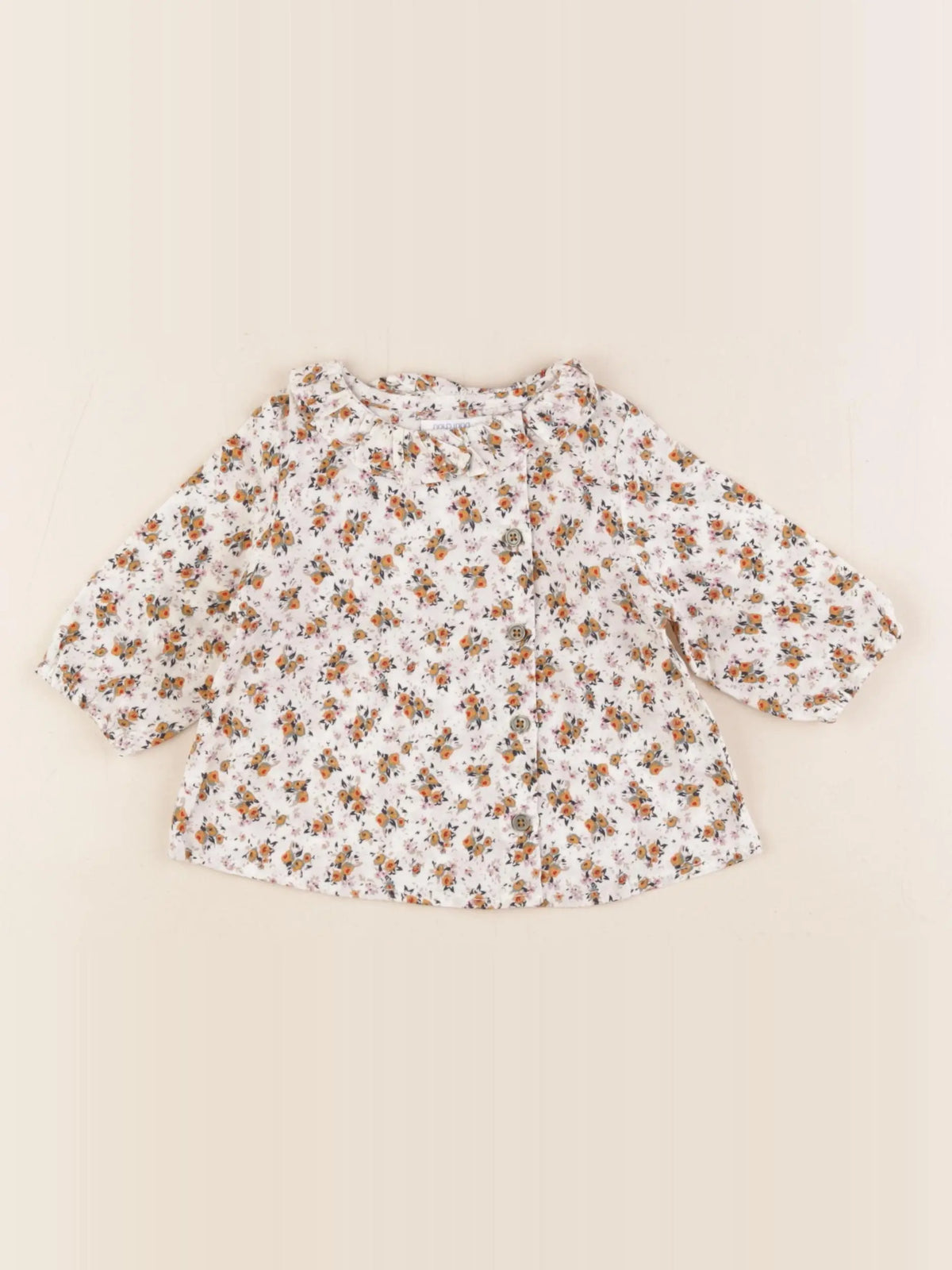 Boutchou - blouse multicolore - 3 mois