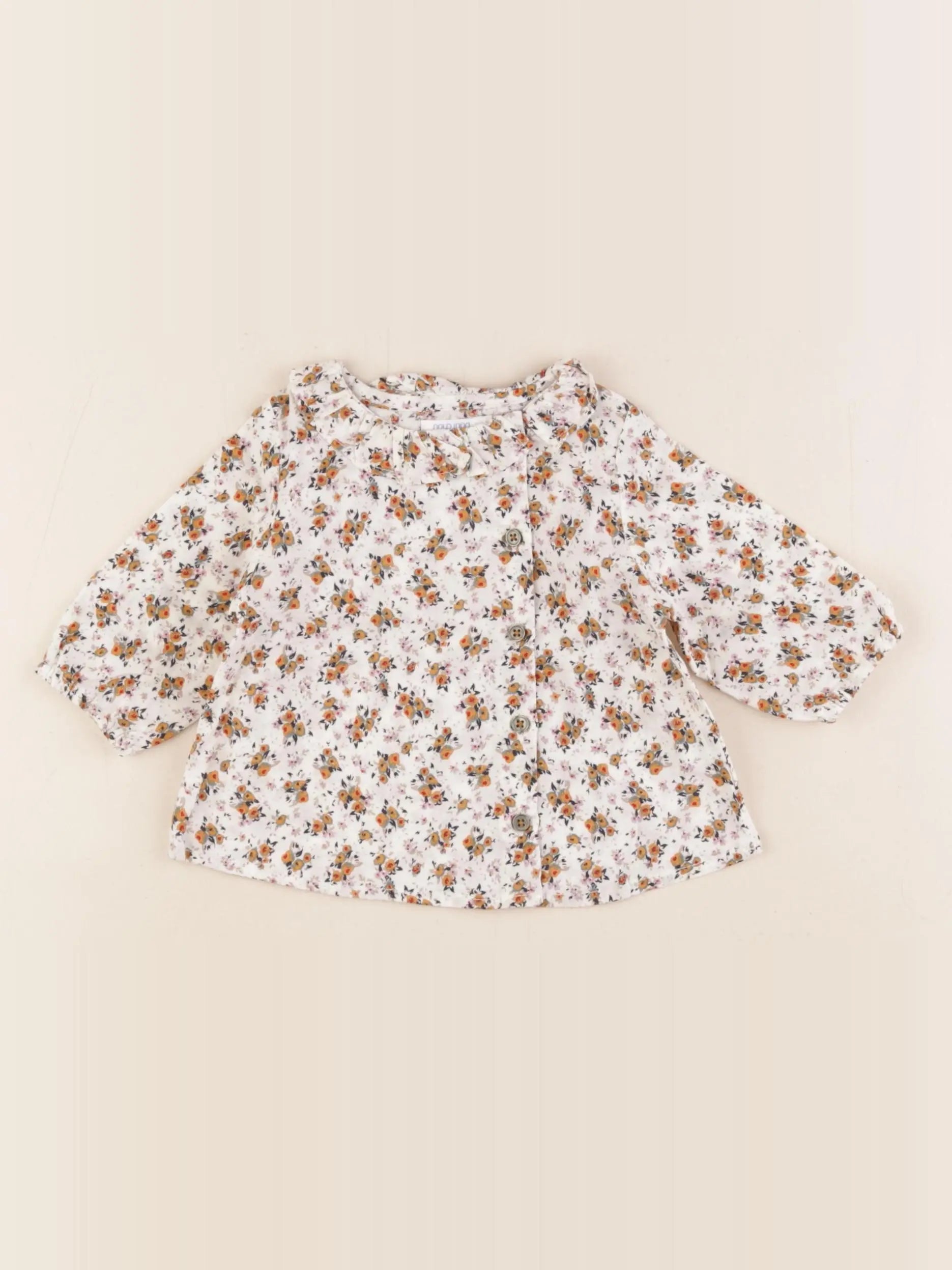 Boutchou - blouse multicolore - 3 mois