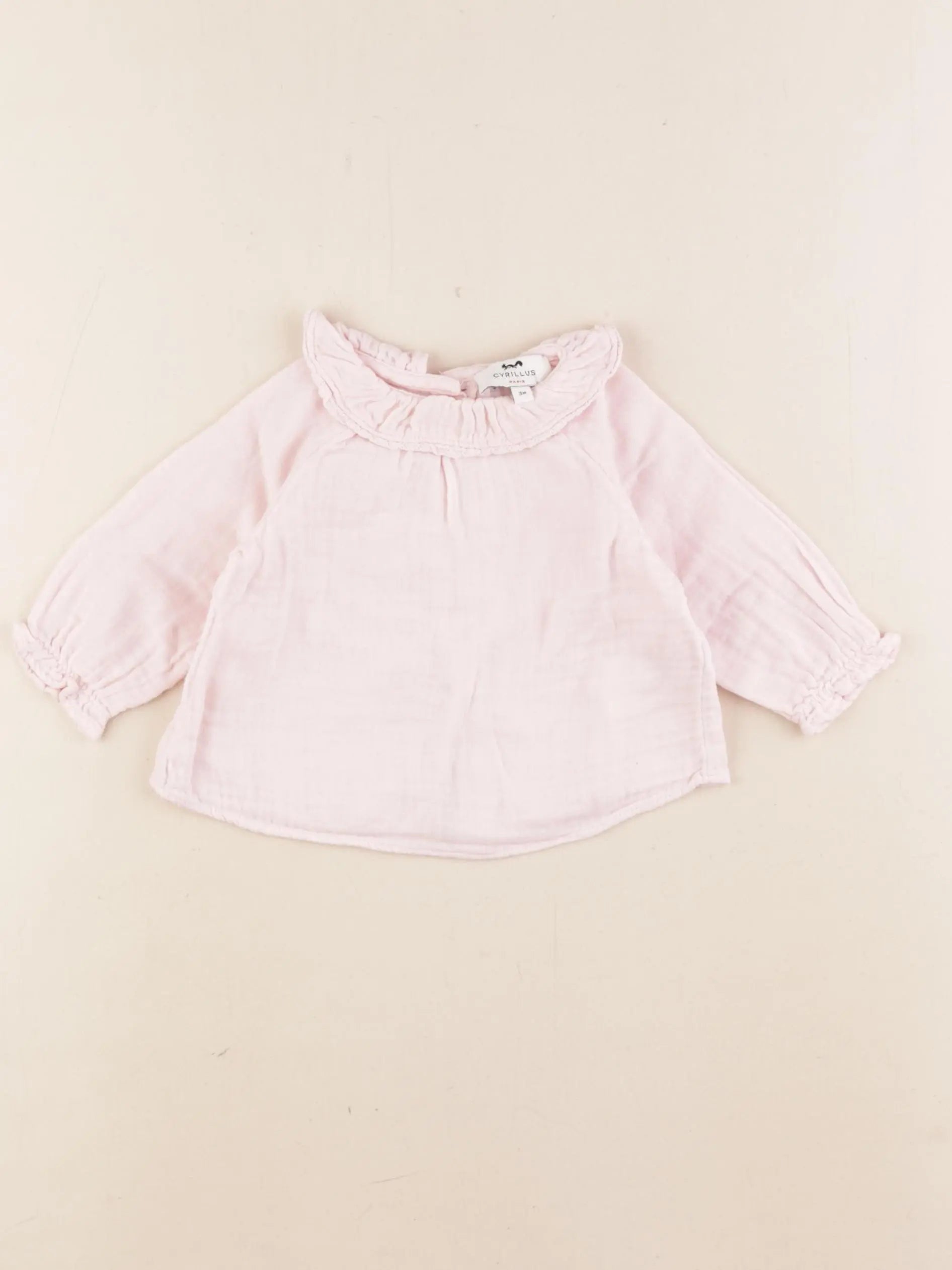 Cyrillus - blouse rose - 3 mois