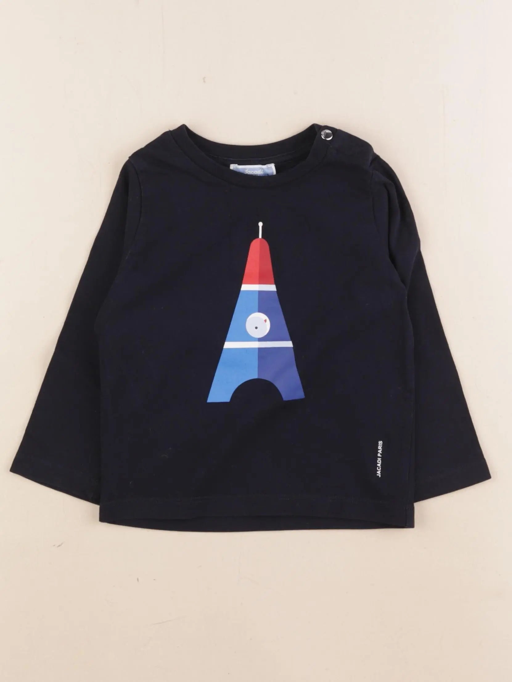 Jacadi - tee-shirt bleu - 24 mois