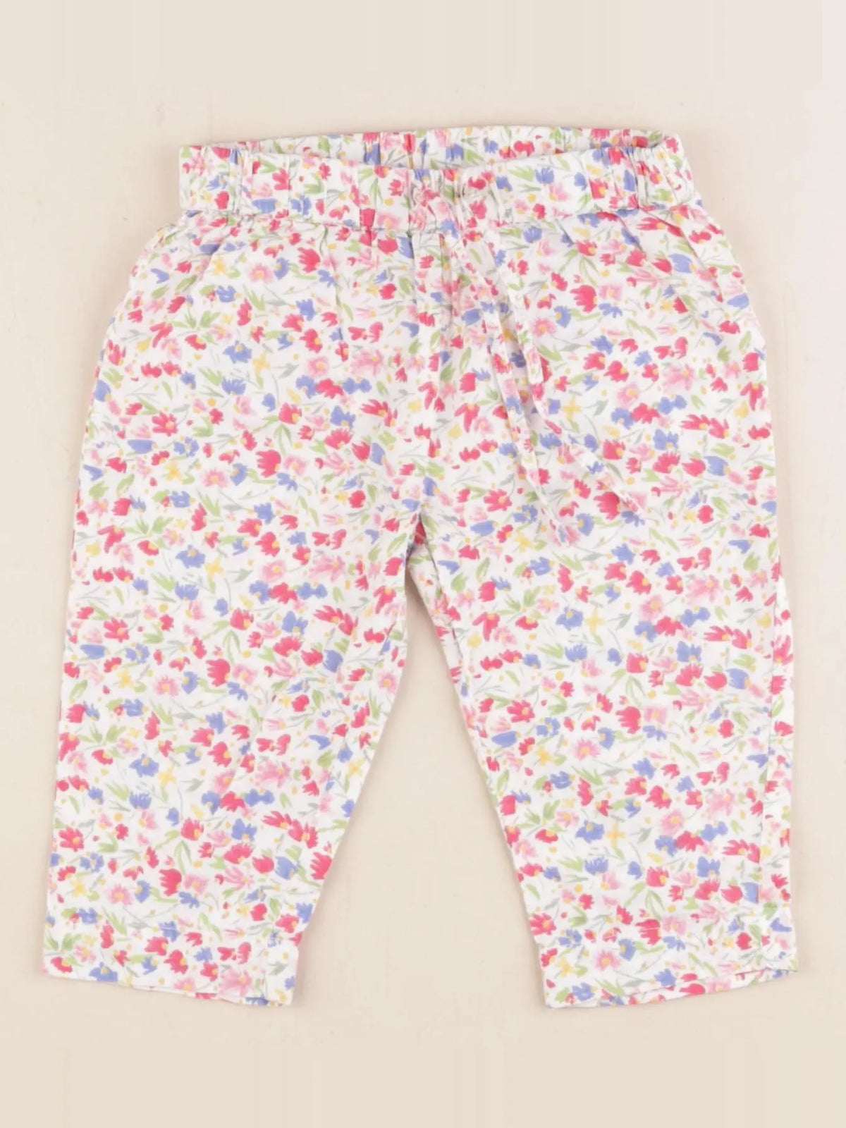 Buissonnière - pantalon multicolore - 6/12 mois