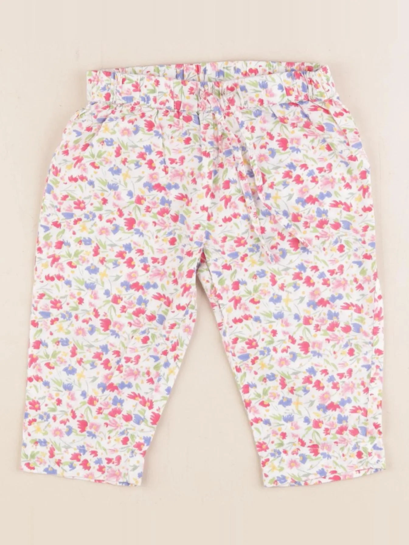 Buissonnière - pantalon multicolore - 6/12 mois