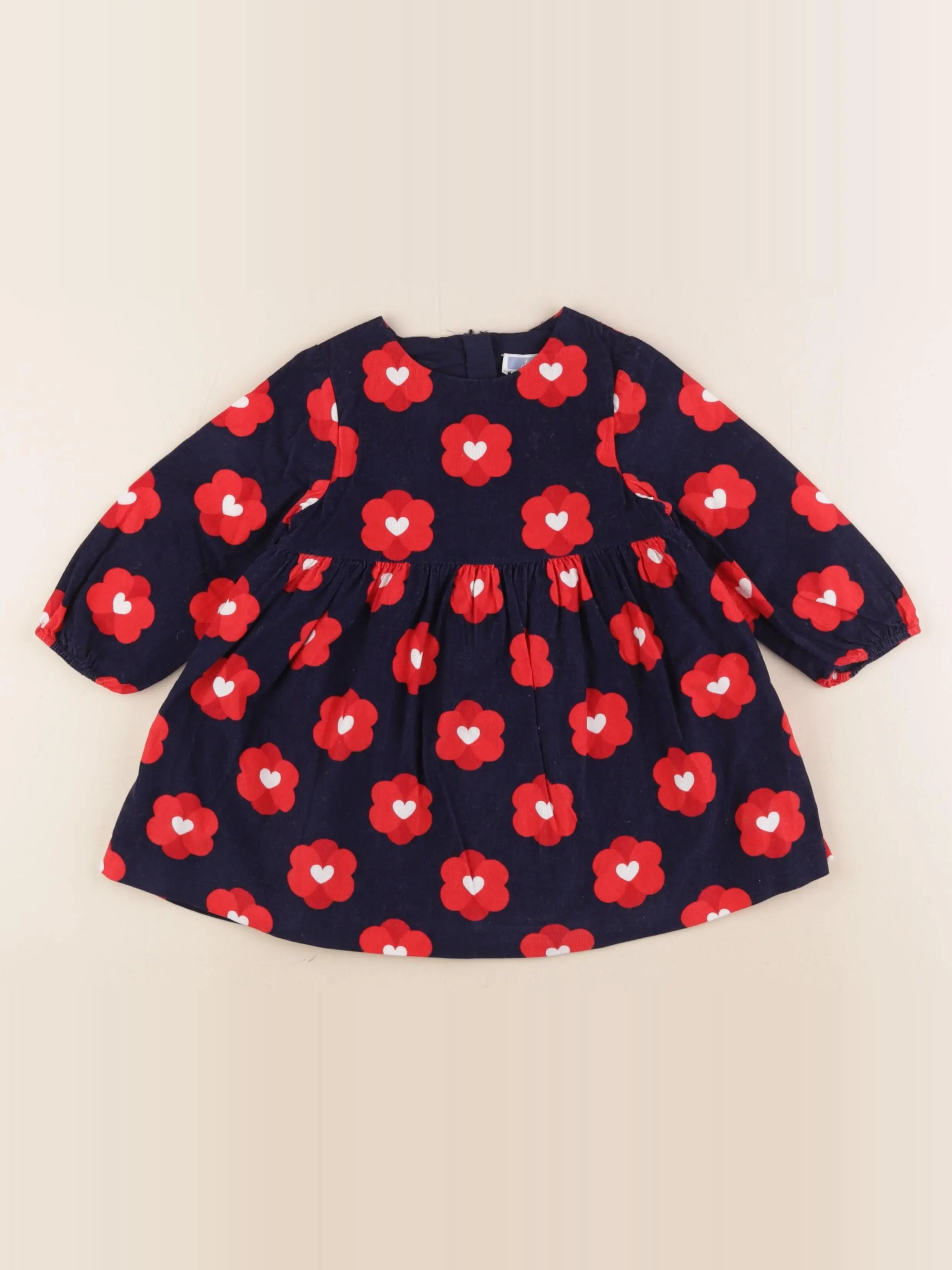 Jacadi - robe bleu, rouge - 18 mois