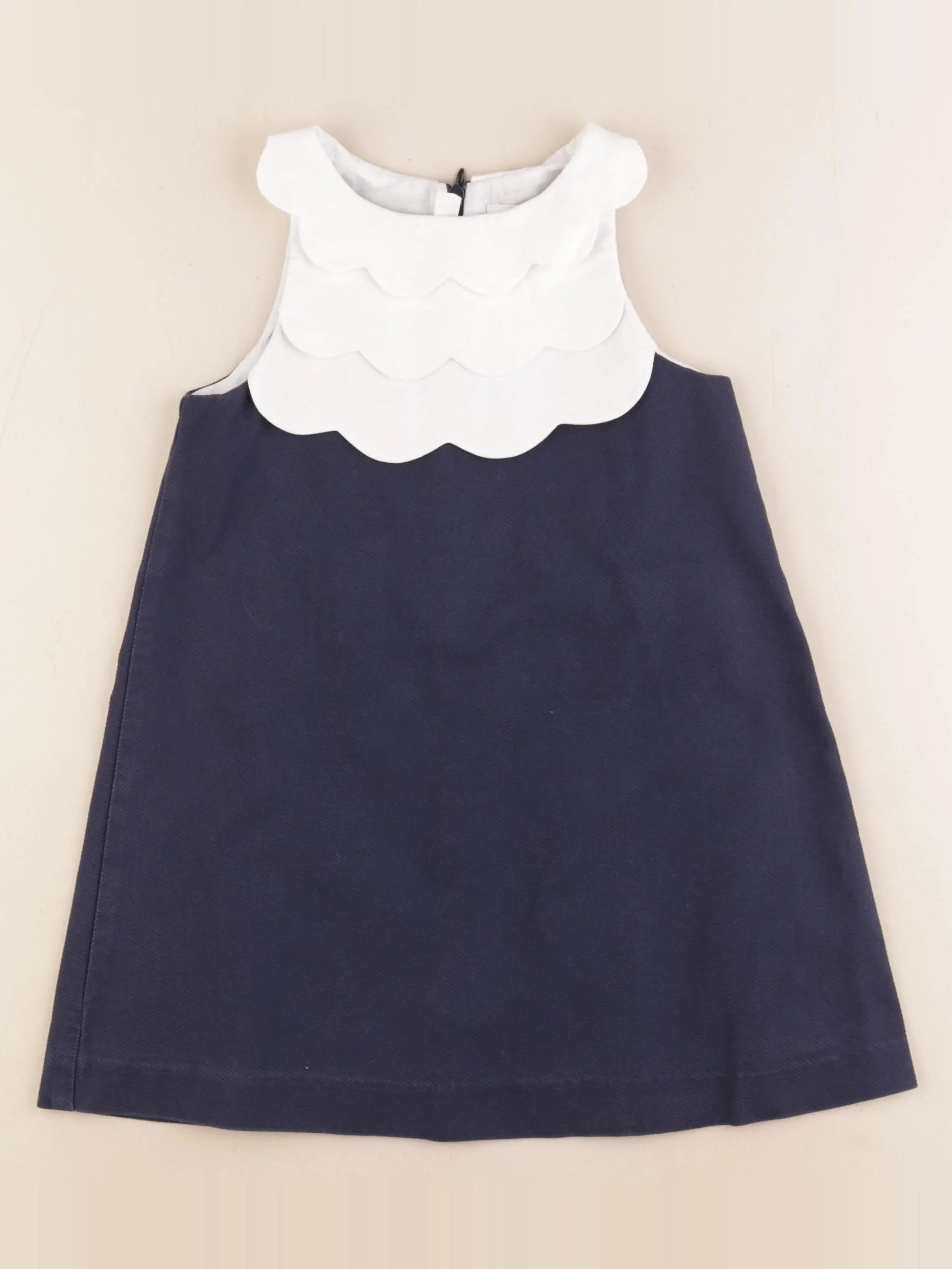 Jacadi - robe bleu, blanc - 4 ans
