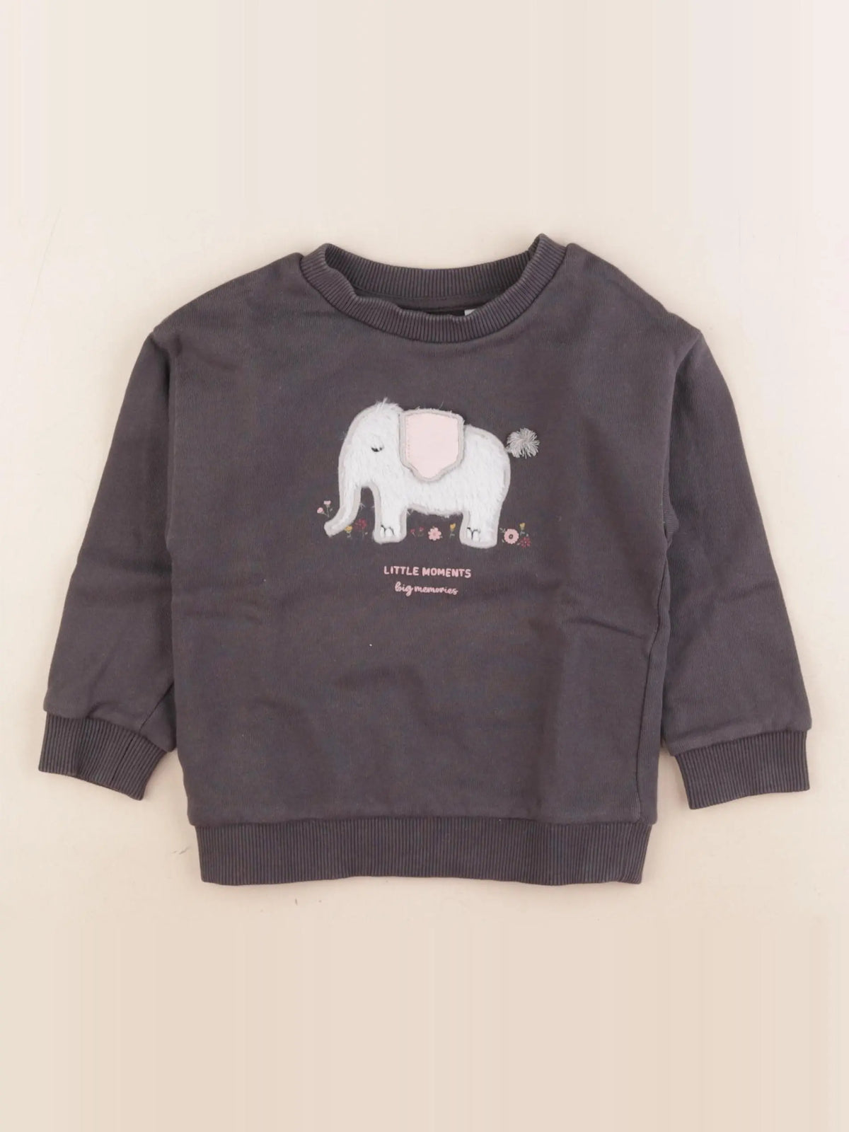 Mango - sweat gris - 12/18 mois