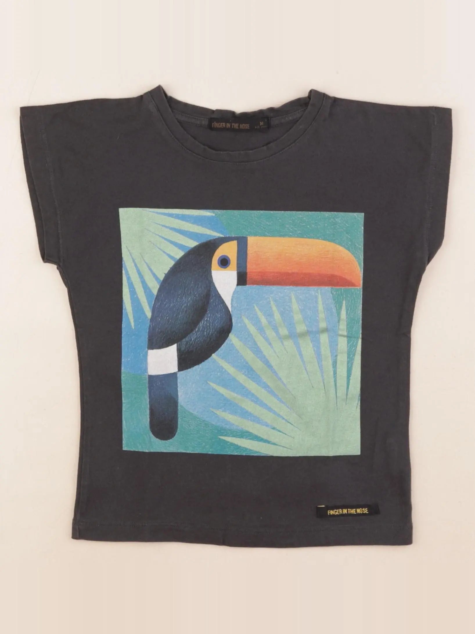 Finger in the nose - tee-shirt noir - 4/5 ans