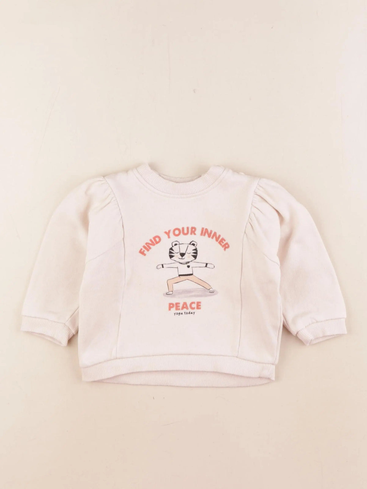 Boutchou - sweat beige - 12 mois