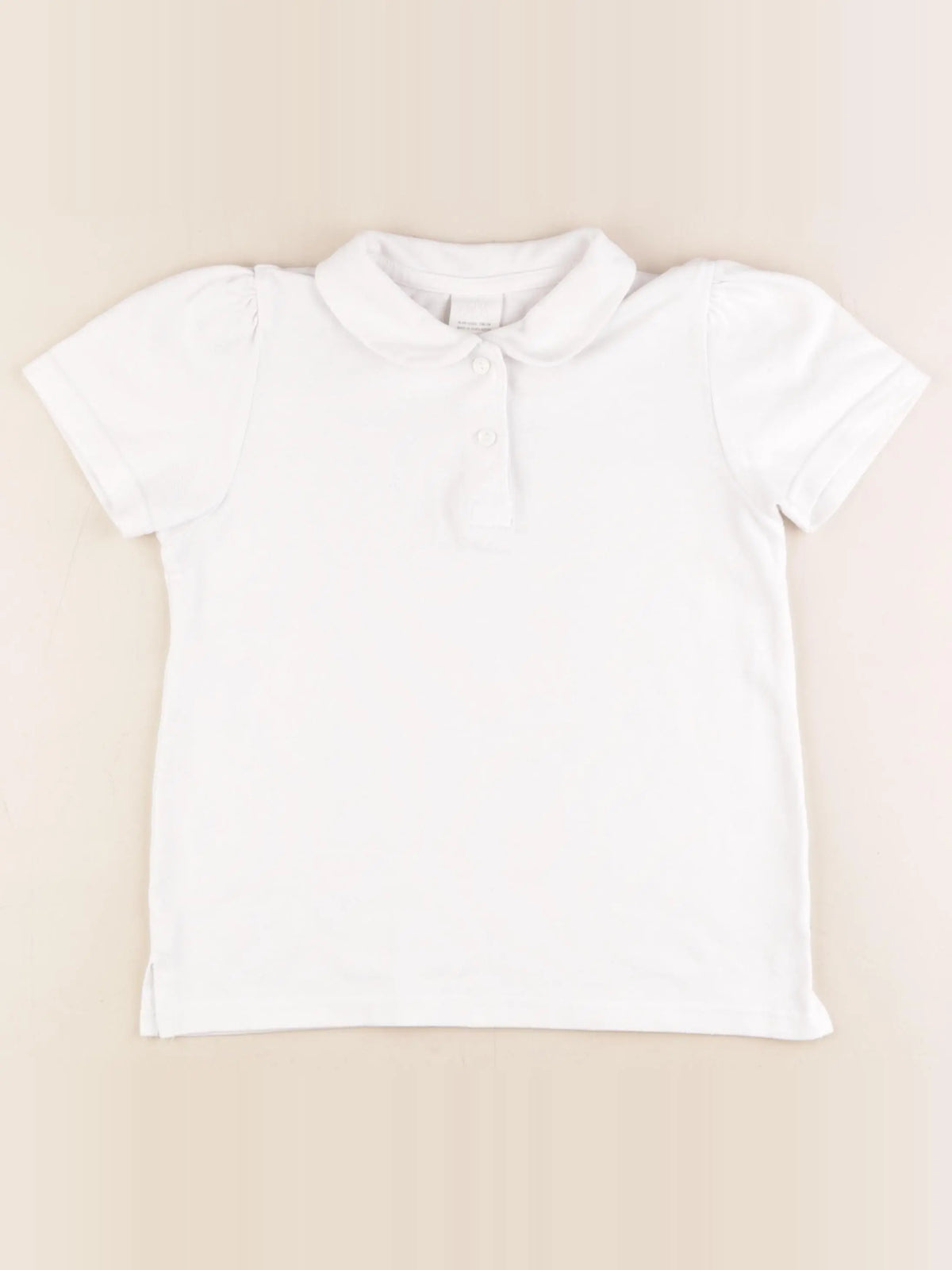 Zara - polo blanc - 9/10 ans