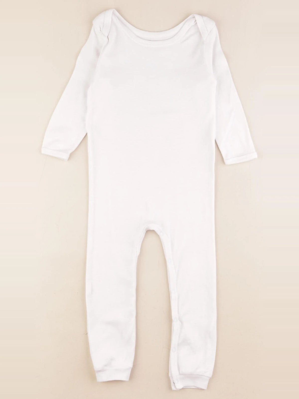 Vertbaudet - pyjama coton blanc - 2 ans