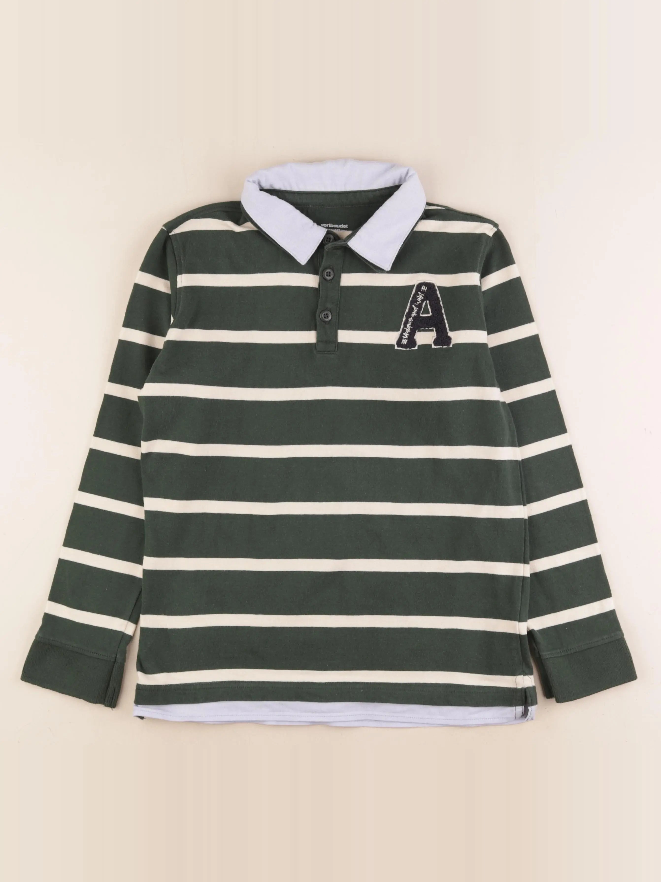 Vertbaudet - polo vert - 12 ans