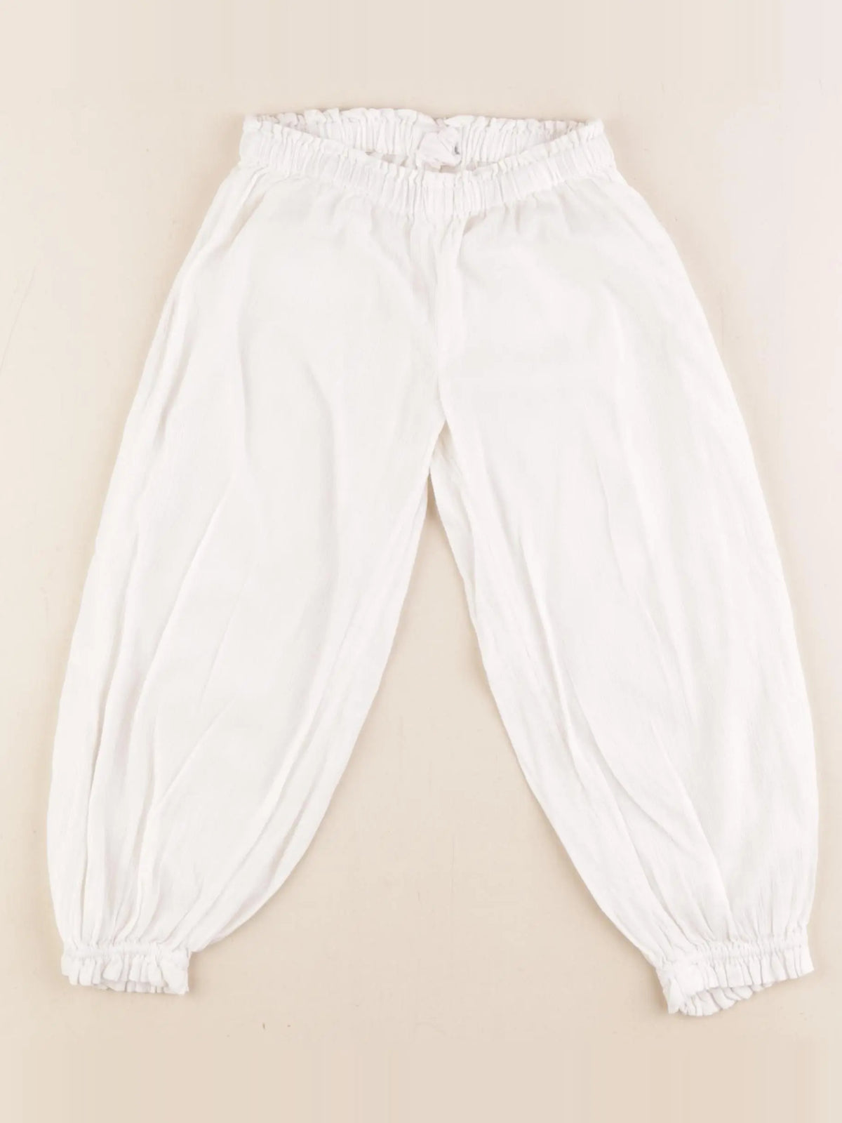 Bonton - pantalon blanc - 4 ans