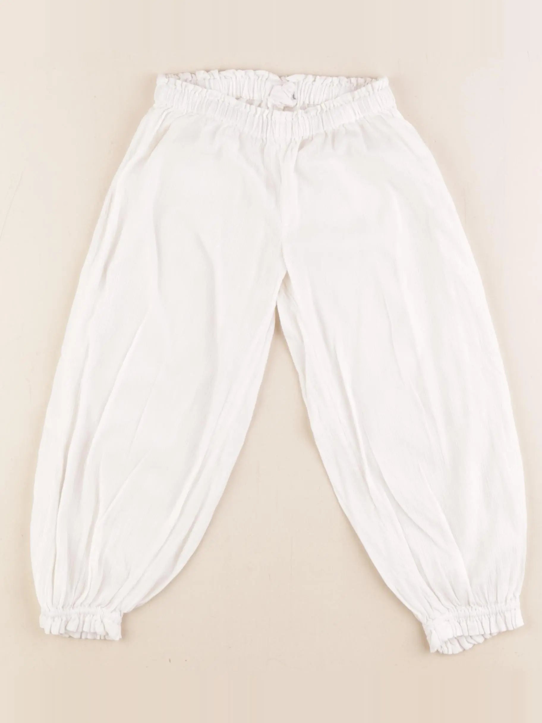 Bonton - pantalon blanc - 4 ans