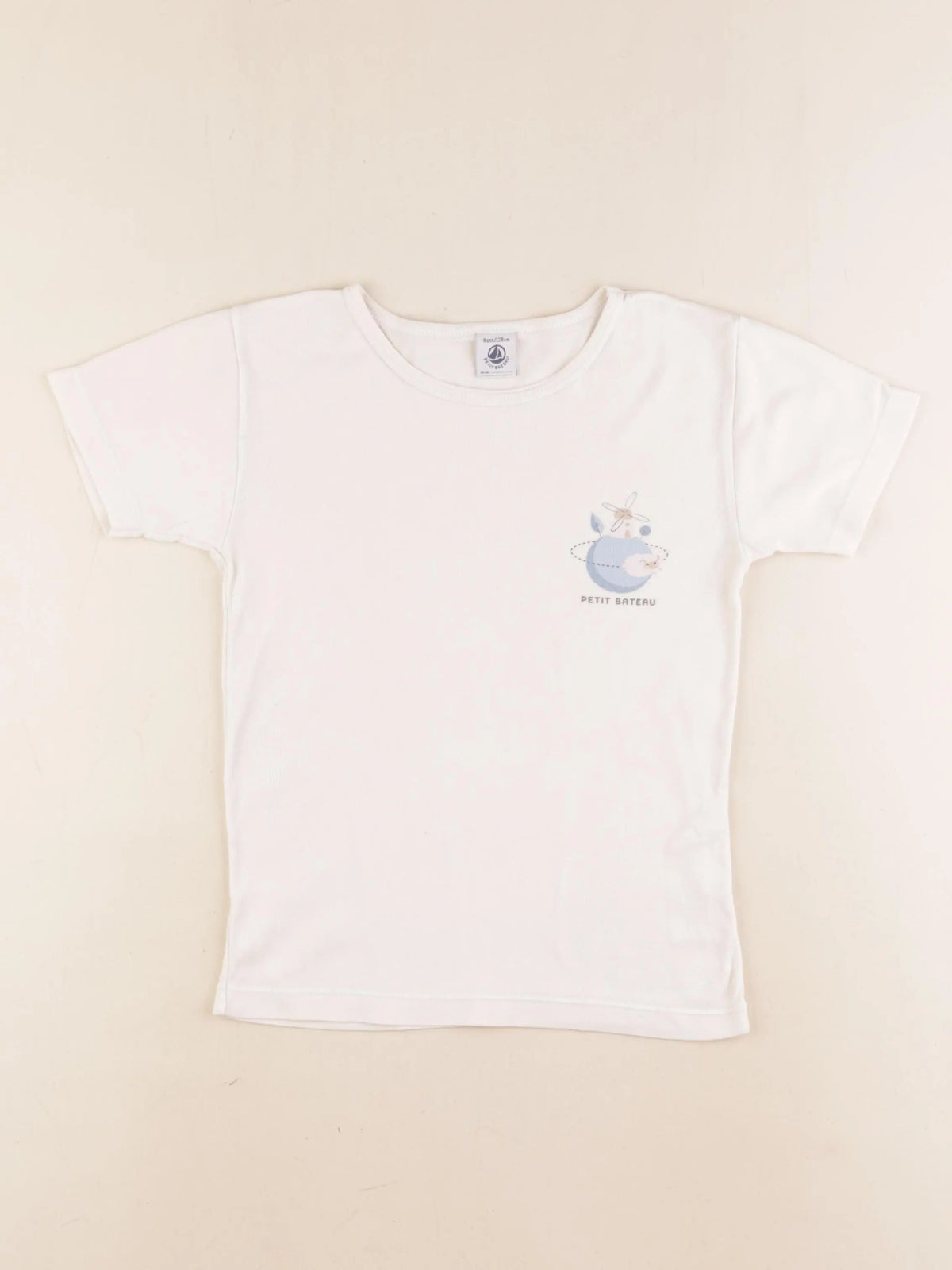 Petit Bateau - maillot de corps beige - 8 ans