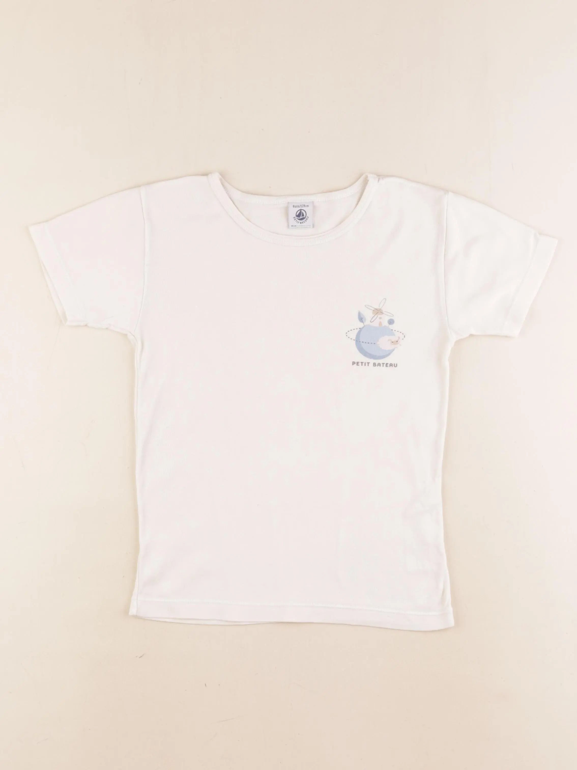 Petit Bateau - maillot de corps beige - 8 ans