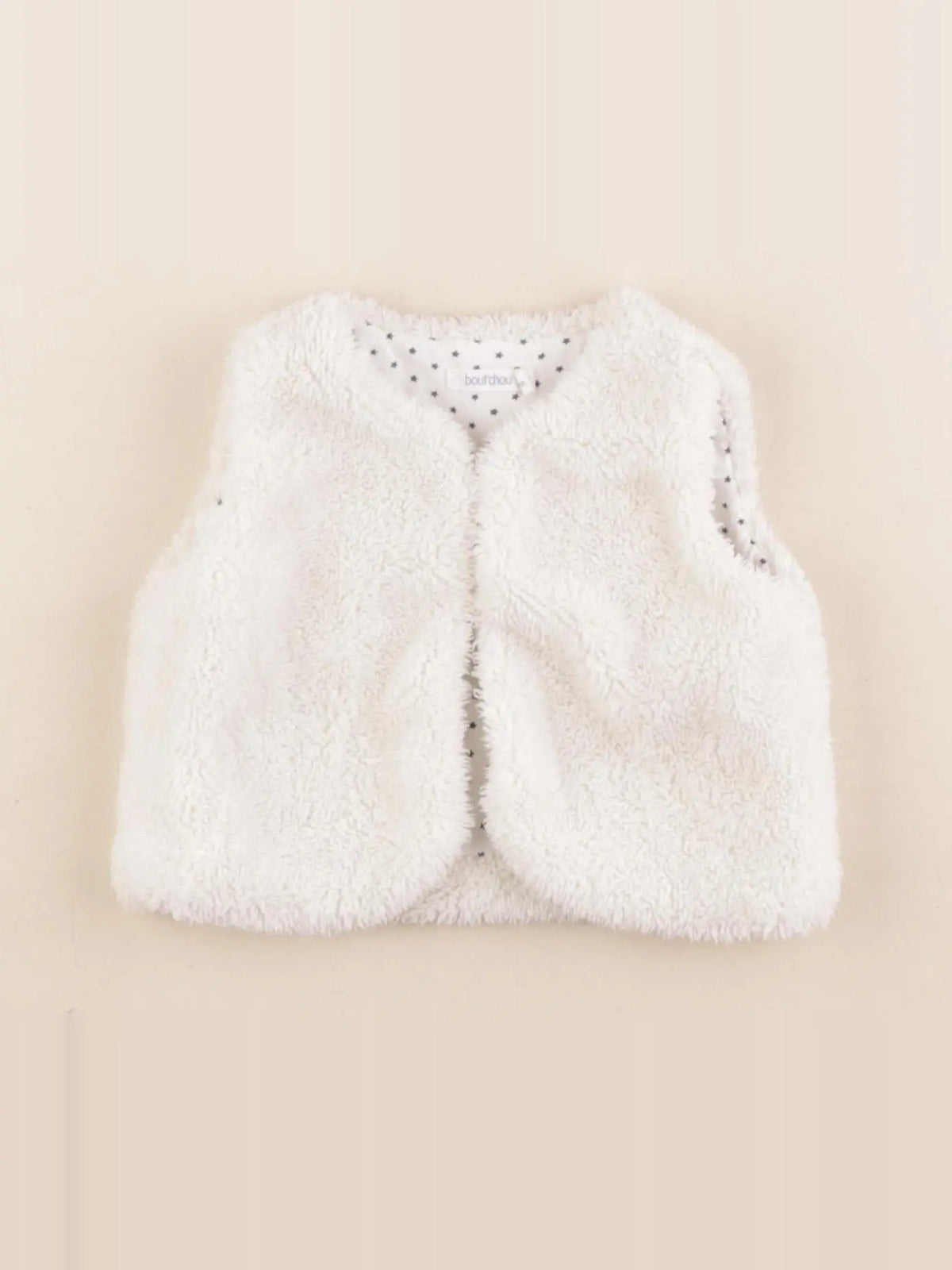 Boutchou - gilet blanc - 3 mois